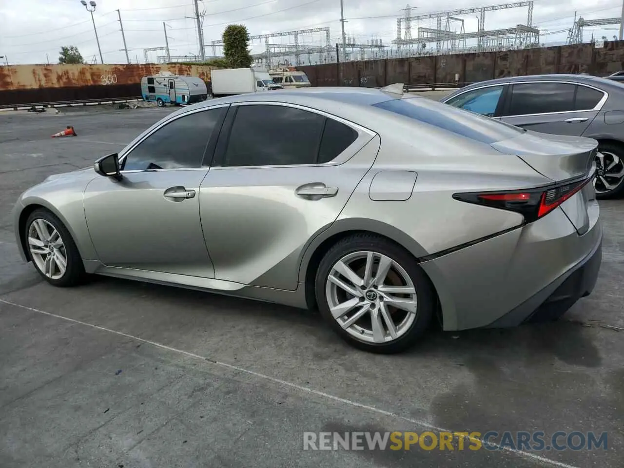 2 Photograph of a damaged car JTHAA1D26M5114336 LEXUS IS 2021