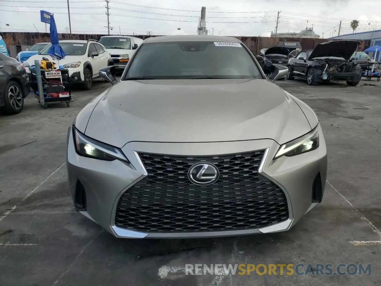 5 Photograph of a damaged car JTHAA1D26M5114336 LEXUS IS 2021