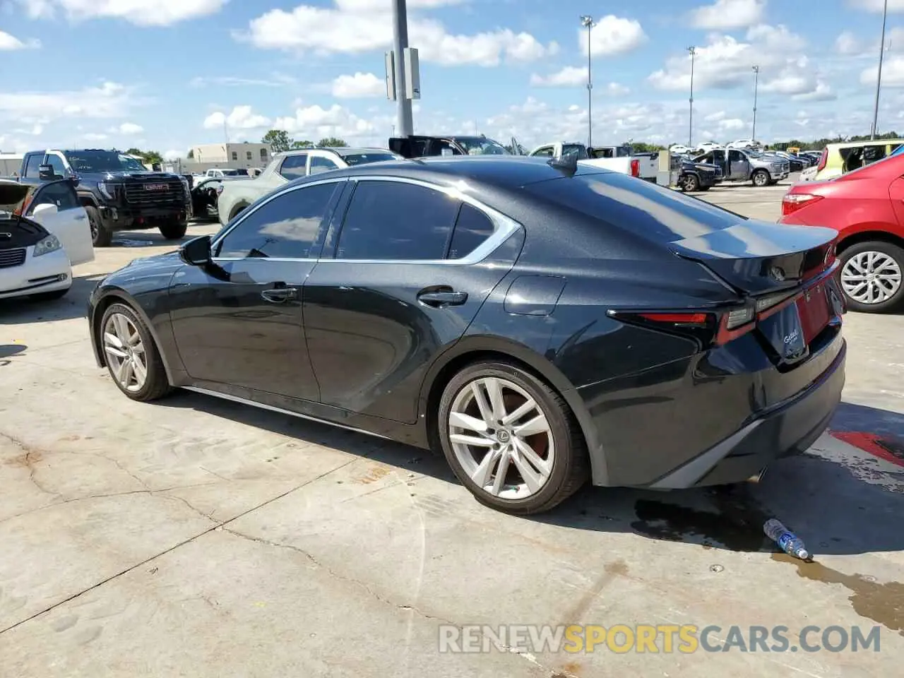 2 Photograph of a damaged car JTHAA1D26M5114823 LEXUS IS 2021