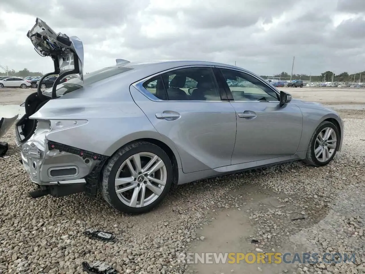 3 Photograph of a damaged car JTHAA1D28M5109185 LEXUS IS 2021