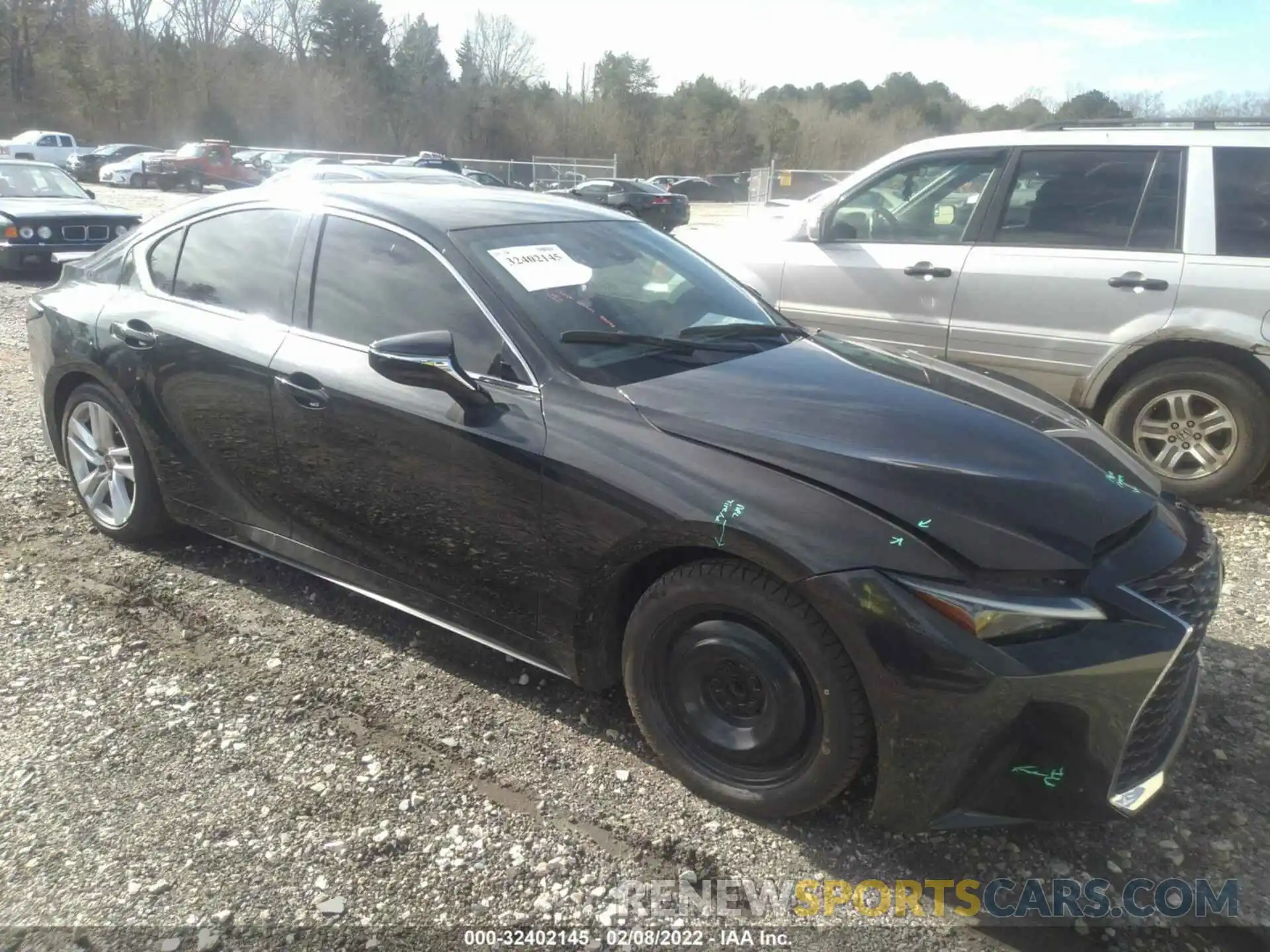 1 Photograph of a damaged car JTHAA1D28M5110420 LEXUS IS 2021