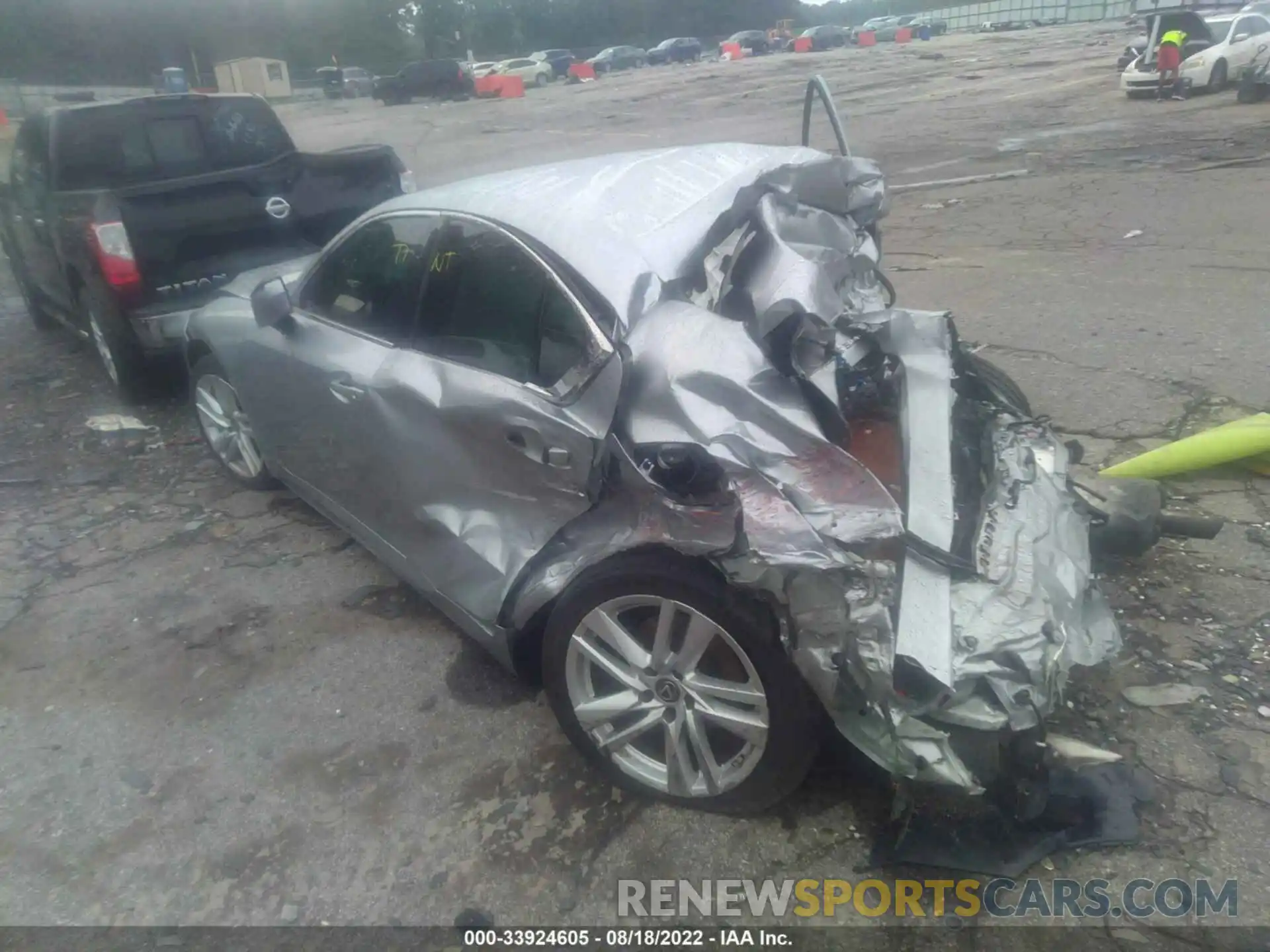 3 Photograph of a damaged car JTHAA1D28M5111843 LEXUS IS 2021