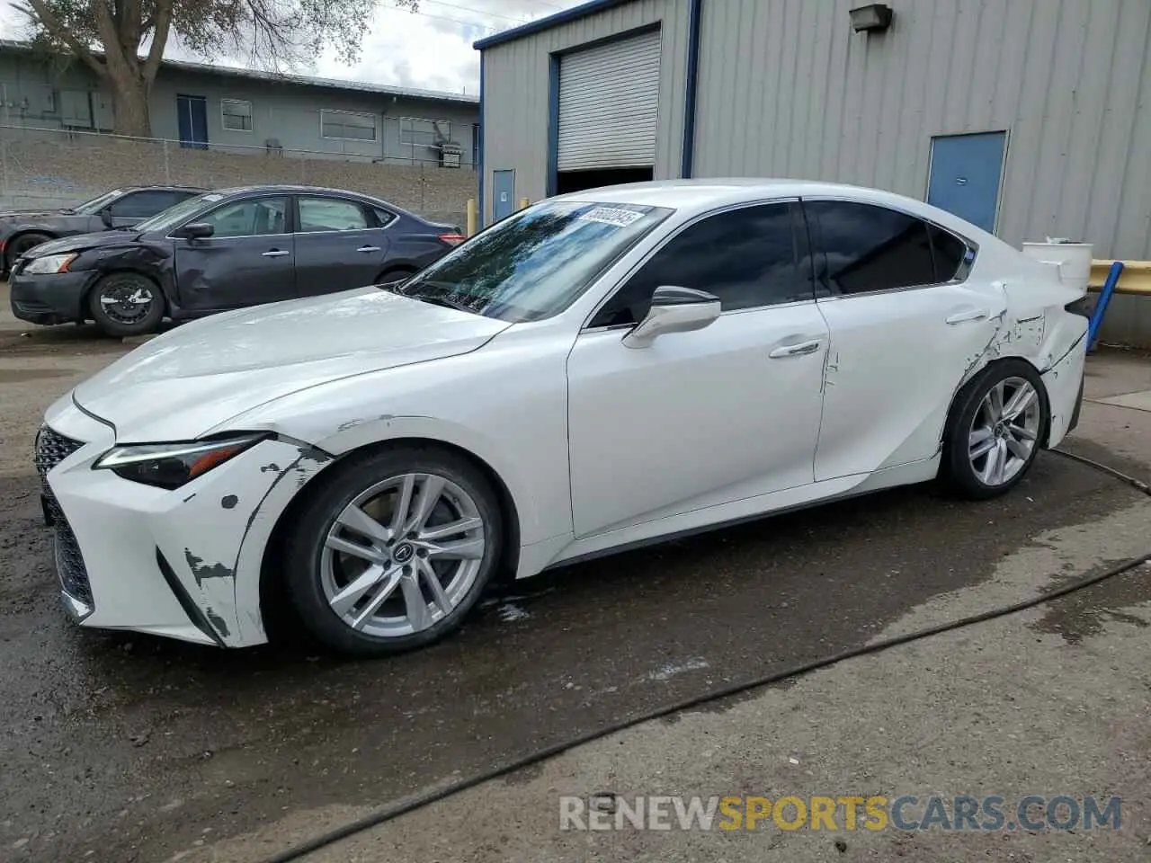 1 Photograph of a damaged car JTHAA1D28M5112488 LEXUS IS 2021