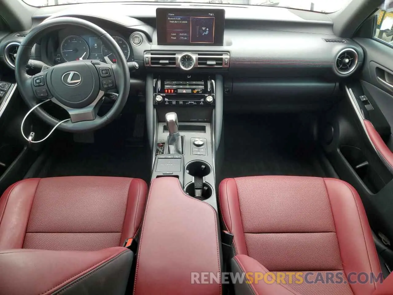 8 Photograph of a damaged car JTHAA1D28M5112488 LEXUS IS 2021