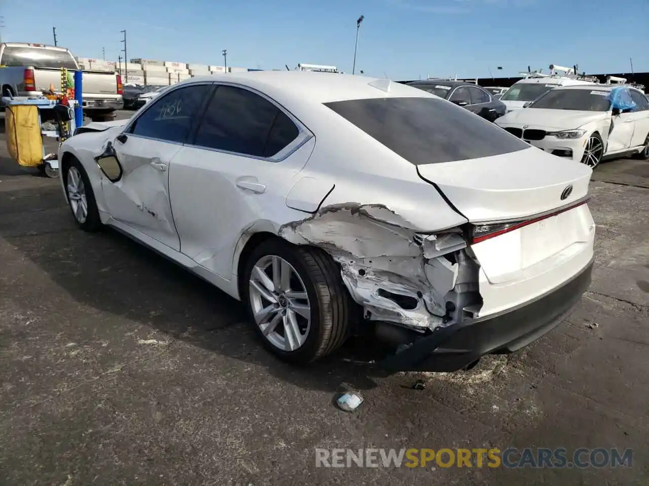 3 Photograph of a damaged car JTHAA1D28M5114466 LEXUS IS 2021