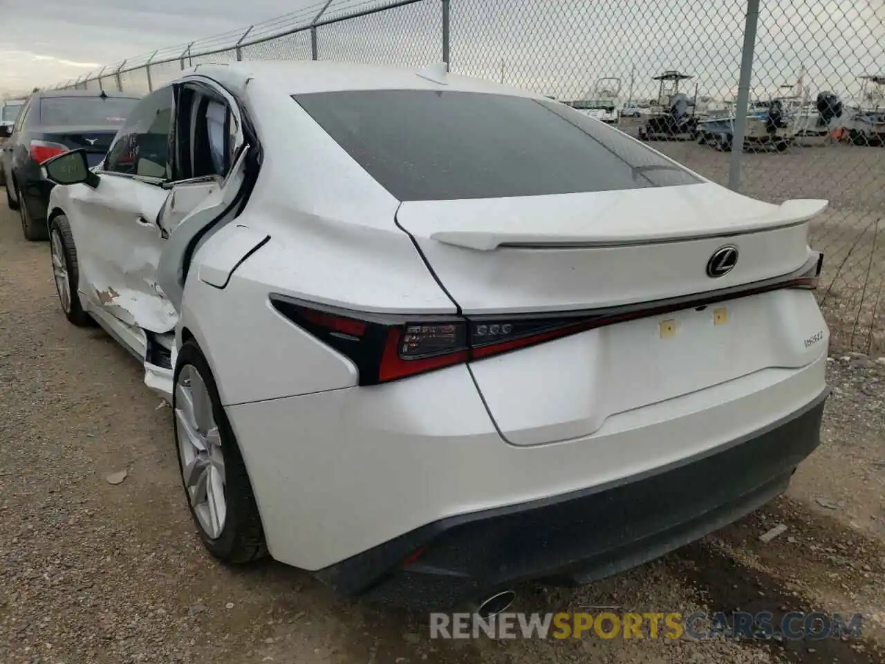 3 Photograph of a damaged car JTHAA1D28M5114581 LEXUS IS 2021