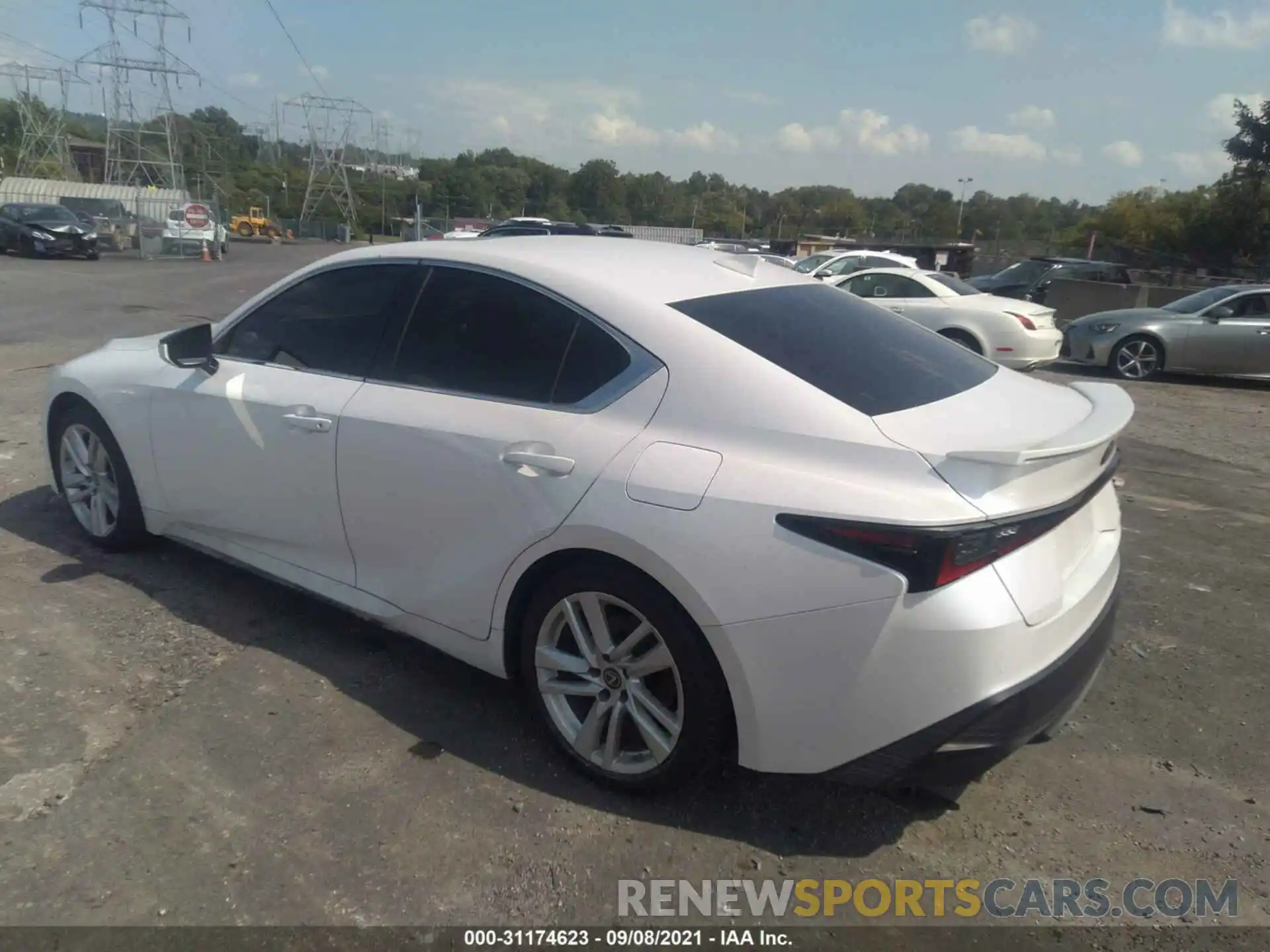 3 Photograph of a damaged car JTHC81F20M5043670 LEXUS IS 2021