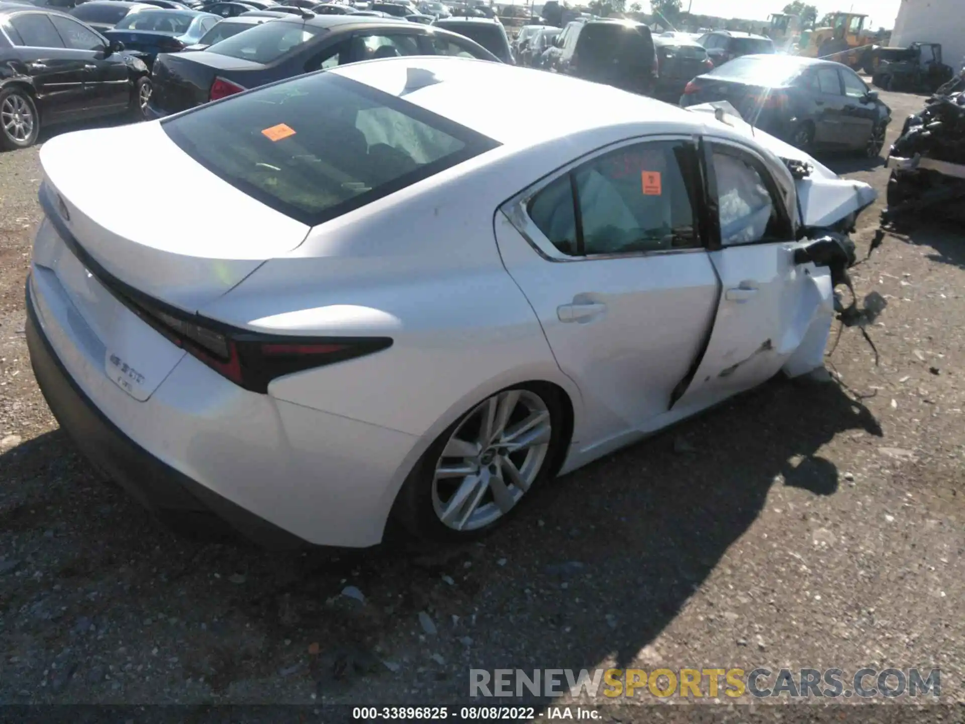 4 Photograph of a damaged car JTHC81F24M5043736 LEXUS IS 2021