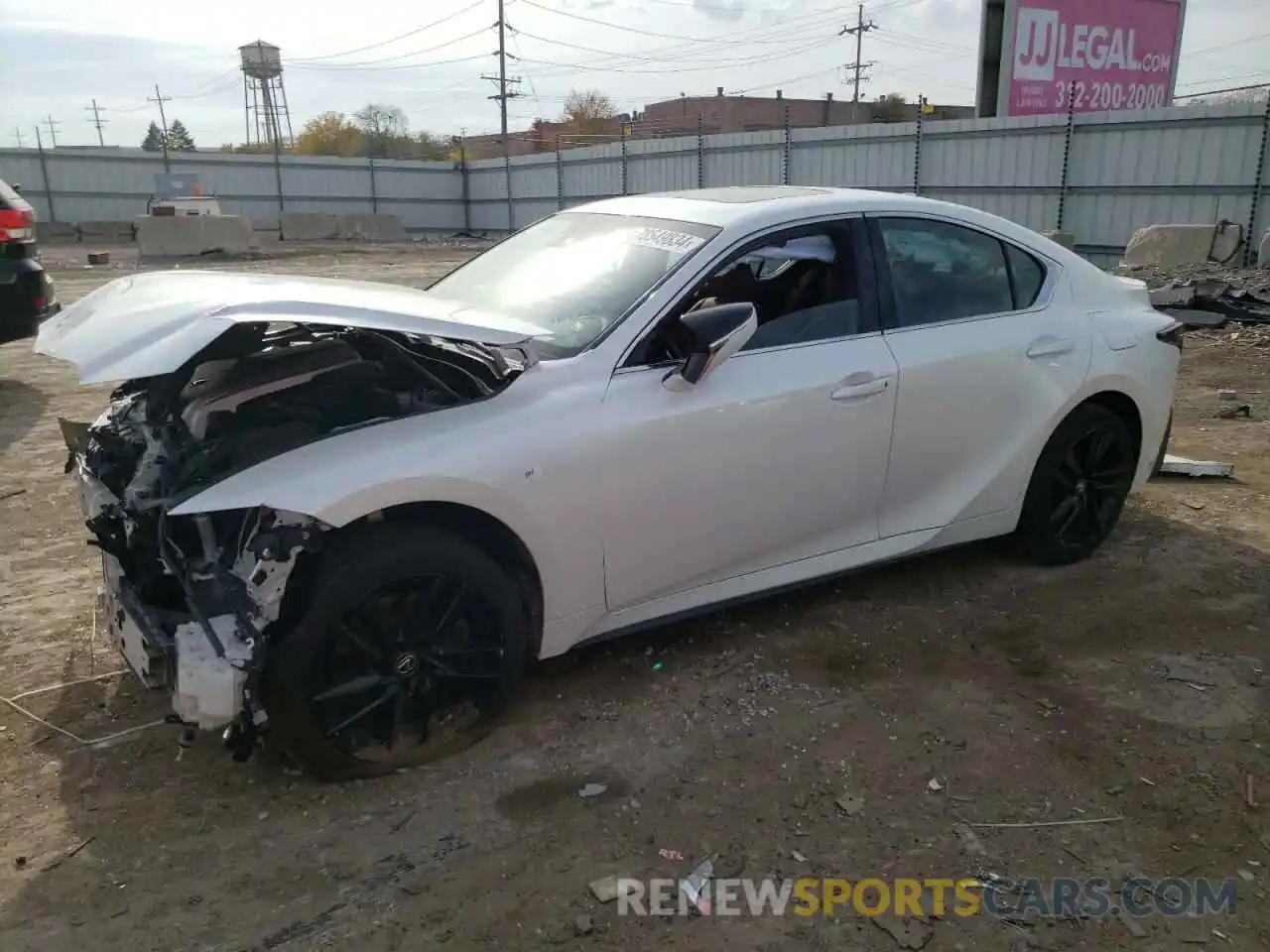 1 Photograph of a damaged car JTHC81F24M5044899 LEXUS IS 2021