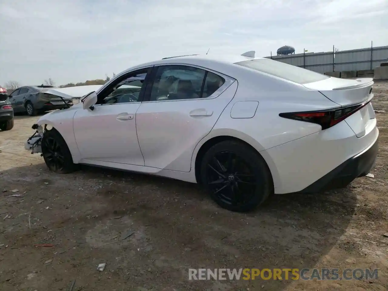 2 Photograph of a damaged car JTHC81F24M5044899 LEXUS IS 2021