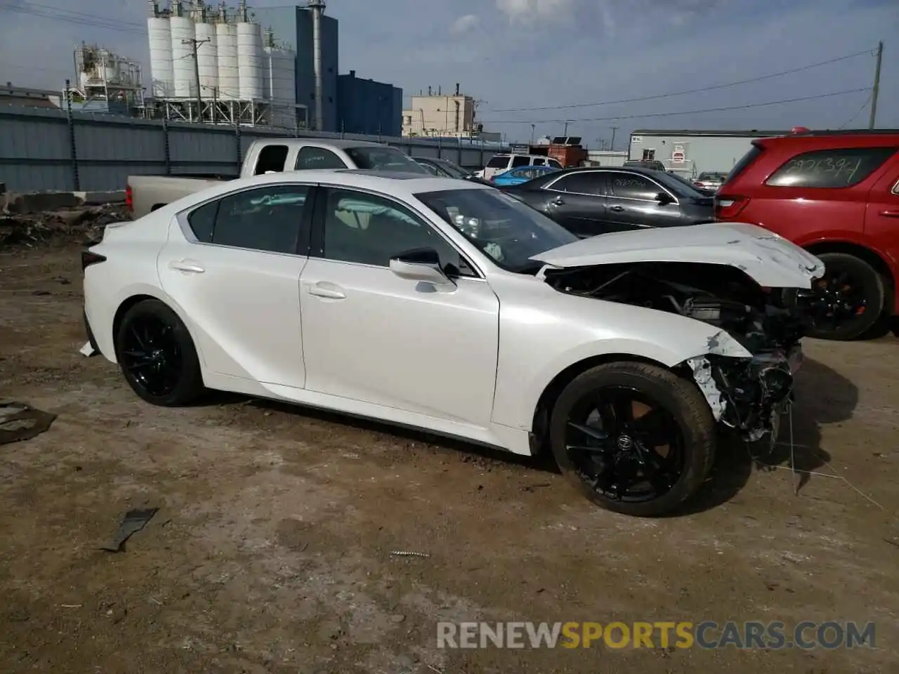 4 Photograph of a damaged car JTHC81F24M5044899 LEXUS IS 2021