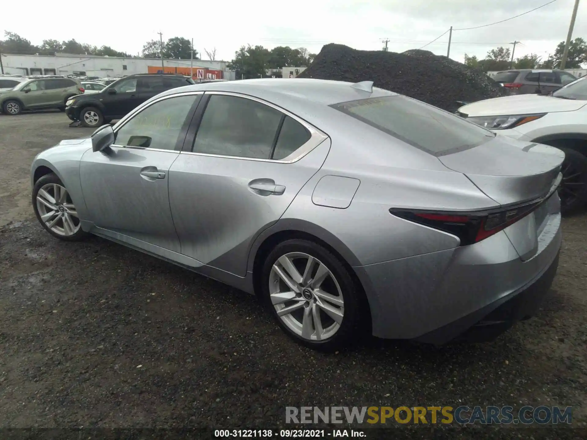 3 Photograph of a damaged car JTHC81F25M5046984 LEXUS IS 2021