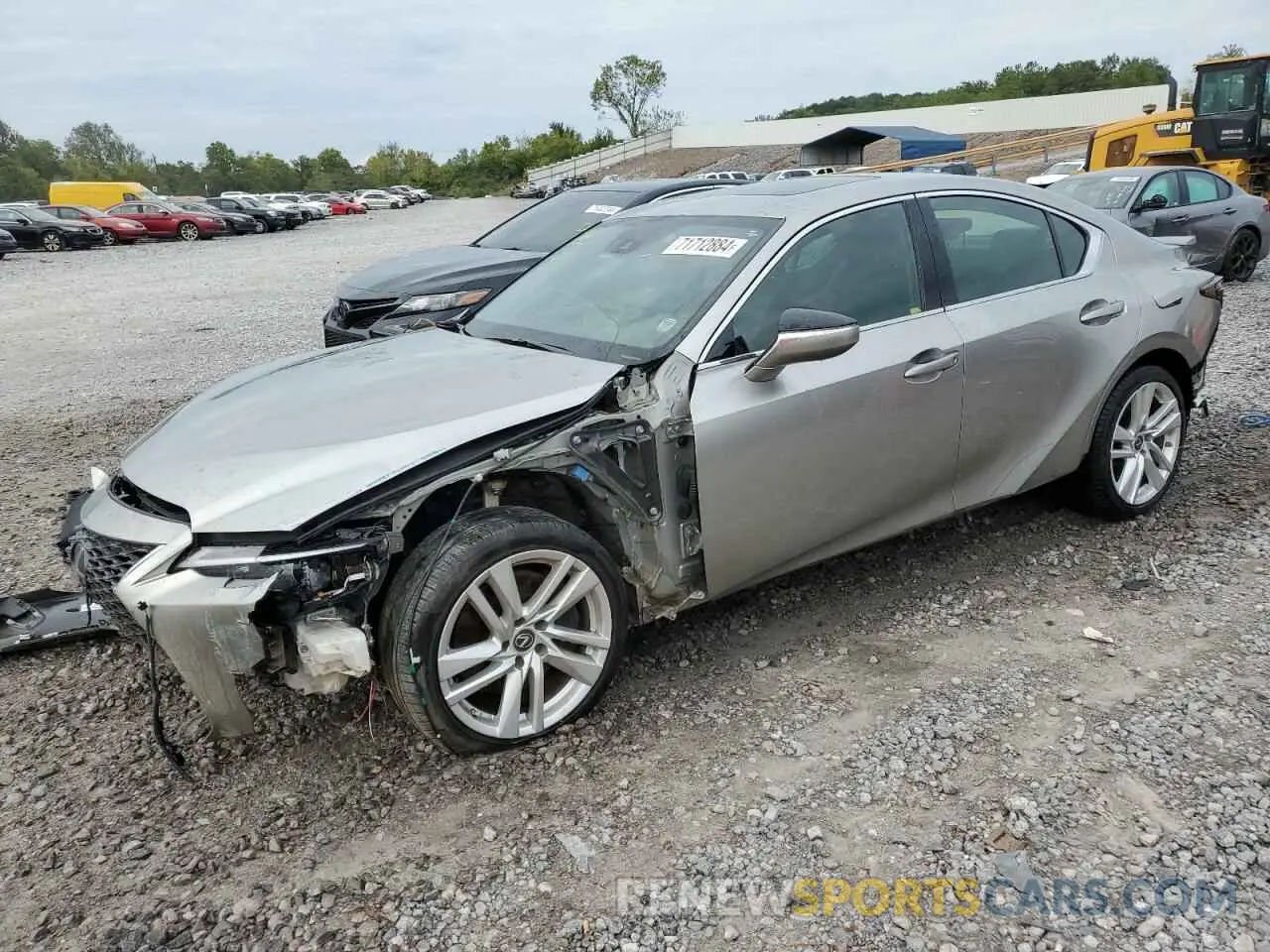 1 Photograph of a damaged car JTHCA1D20M5114714 LEXUS IS 2021