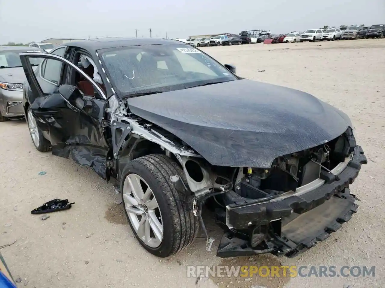 1 Photograph of a damaged car JTHCA1D20M5115619 LEXUS IS 2021