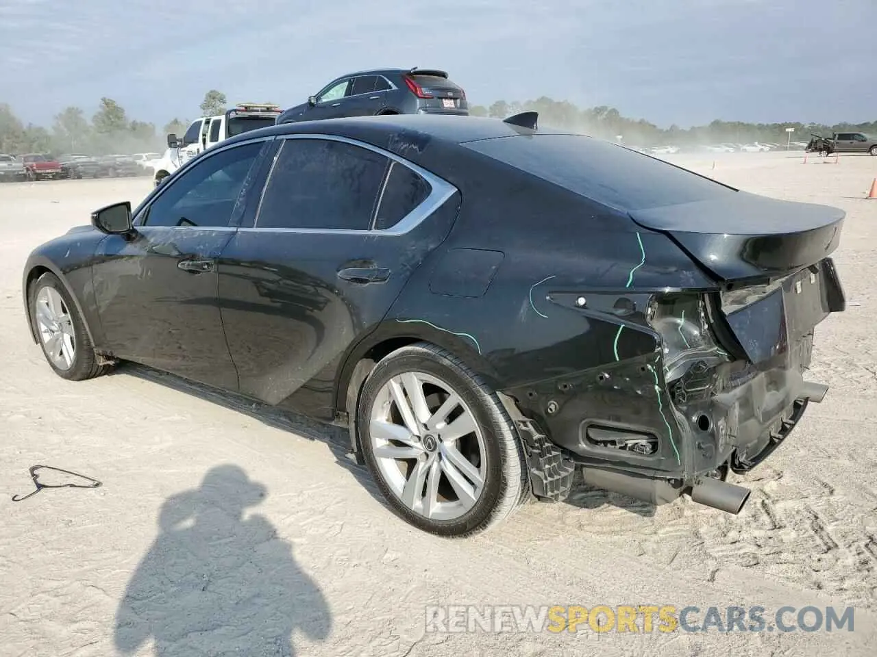 2 Photograph of a damaged car JTHCA1D20M5117600 LEXUS IS 2021
