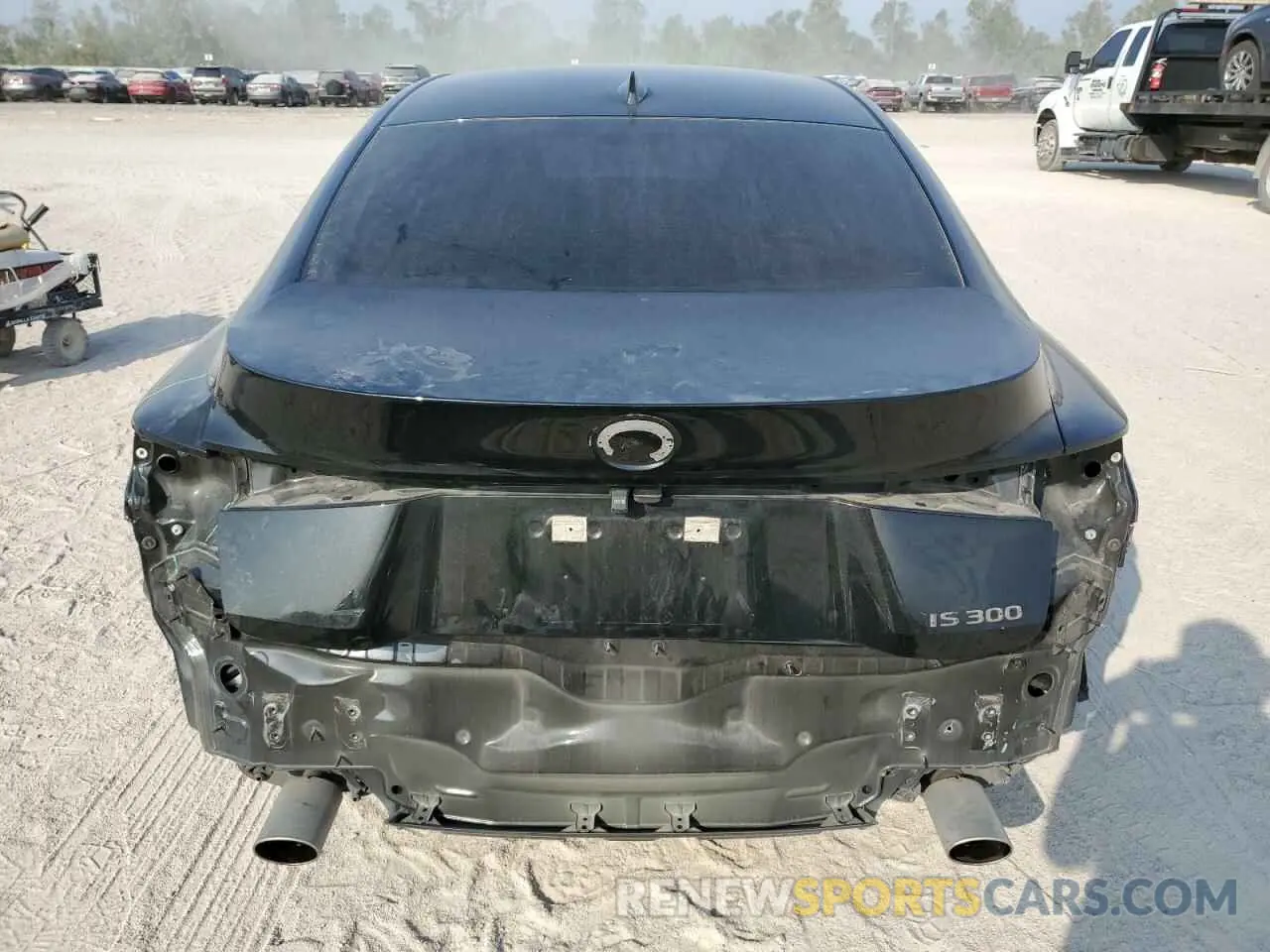 6 Photograph of a damaged car JTHCA1D20M5117600 LEXUS IS 2021