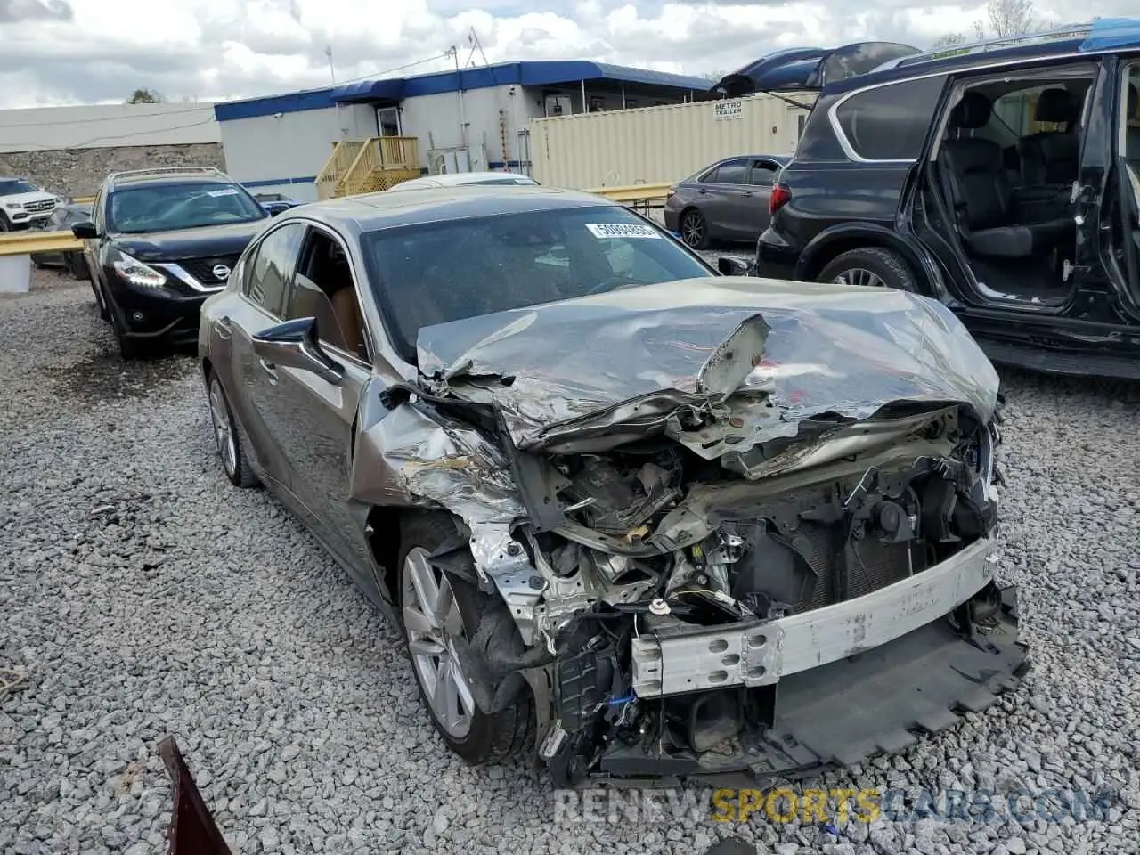 4 Photograph of a damaged car JTHCA1D21M5109473 LEXUS IS 2021