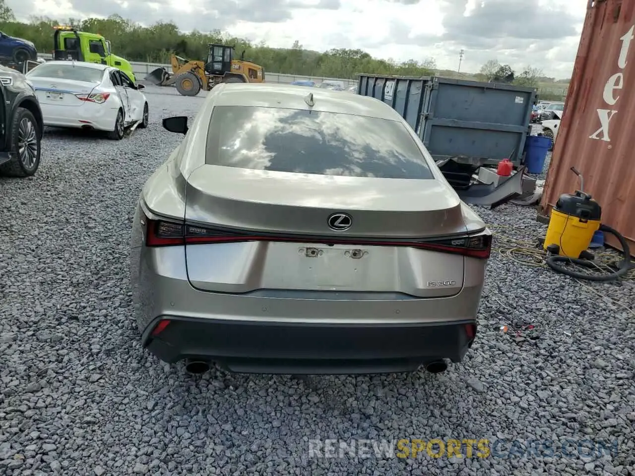 6 Photograph of a damaged car JTHCA1D21M5109473 LEXUS IS 2021