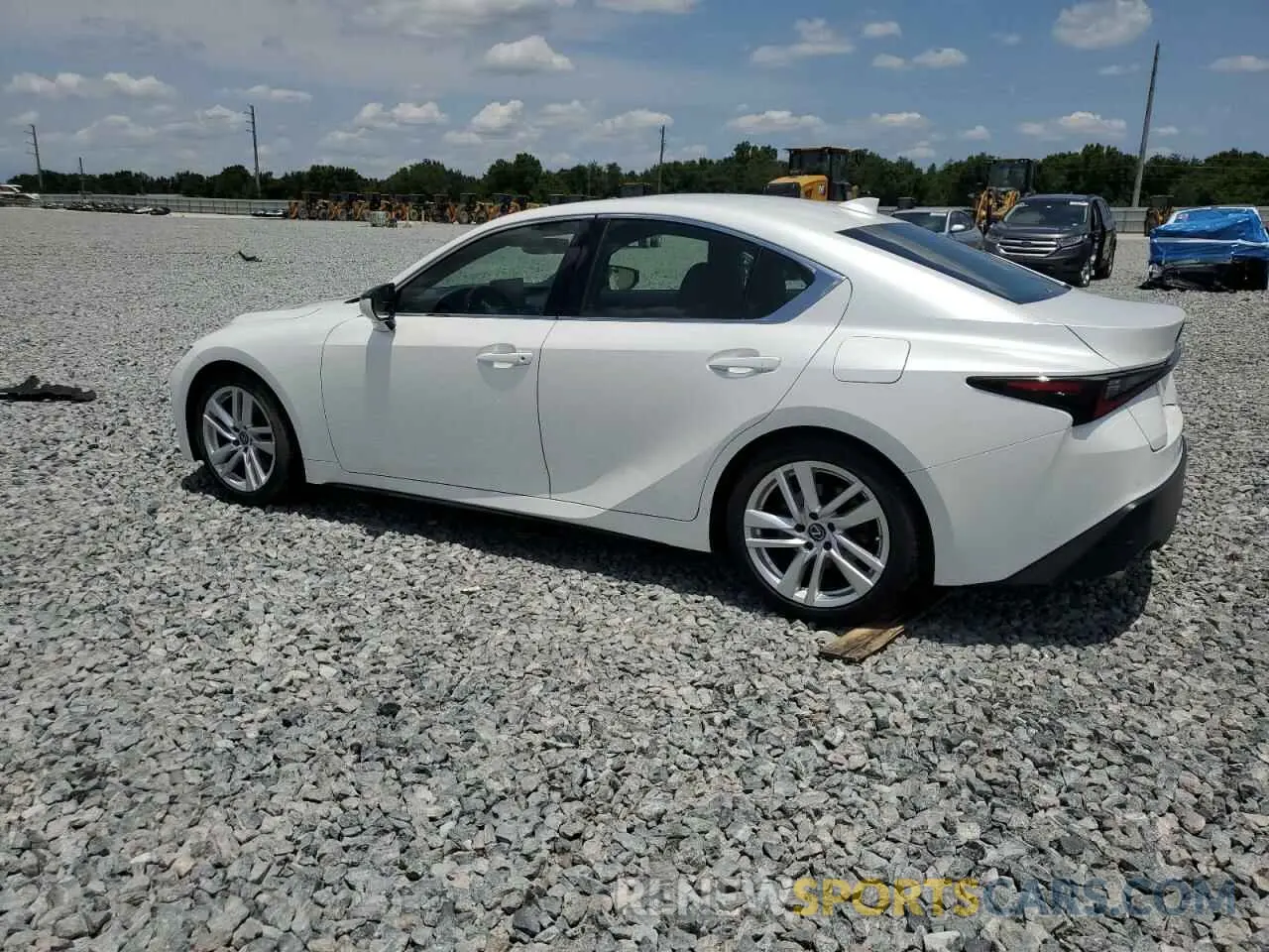 2 Photograph of a damaged car JTHCA1D21M5114771 LEXUS IS 2021