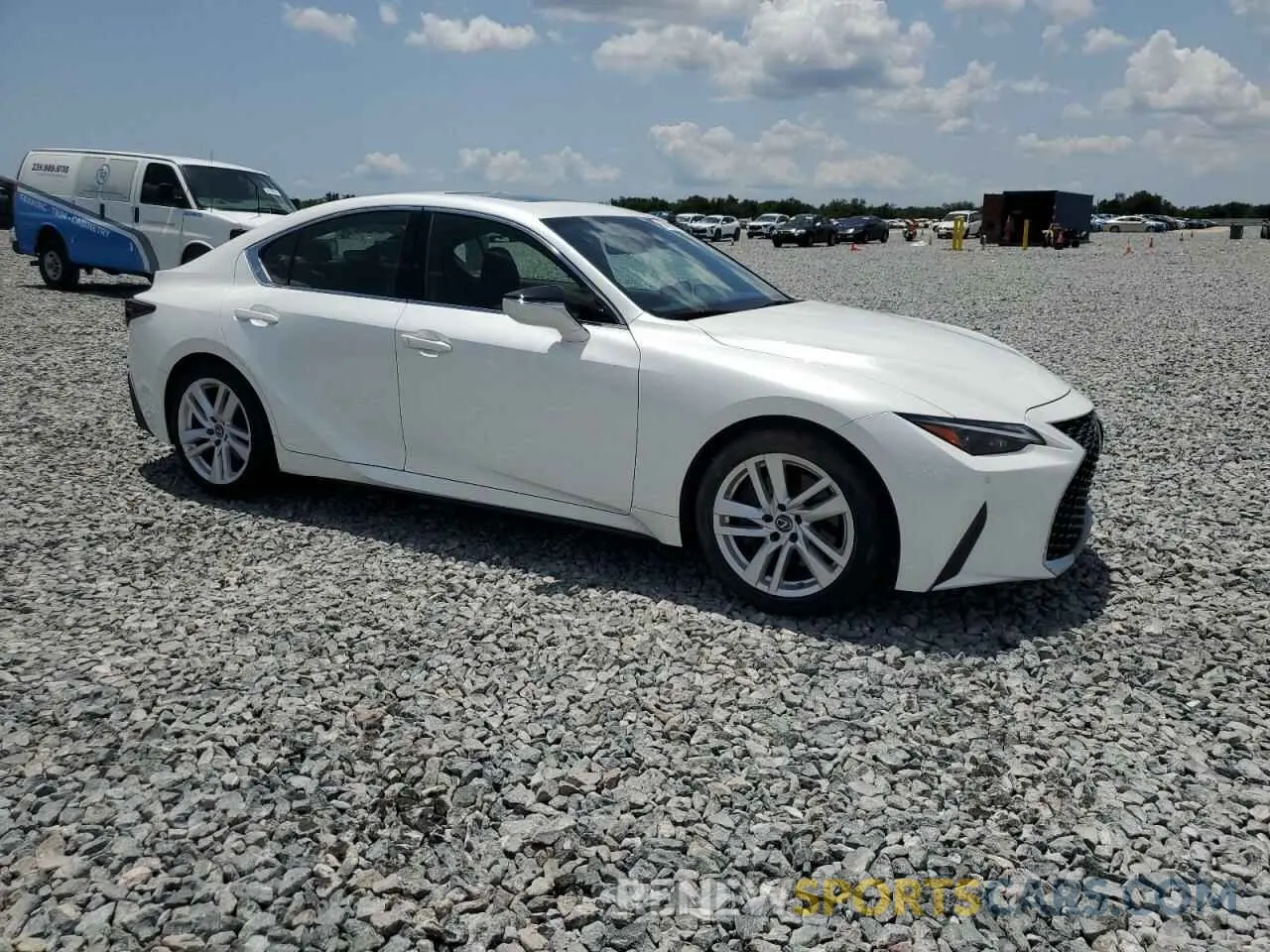 4 Photograph of a damaged car JTHCA1D21M5114771 LEXUS IS 2021