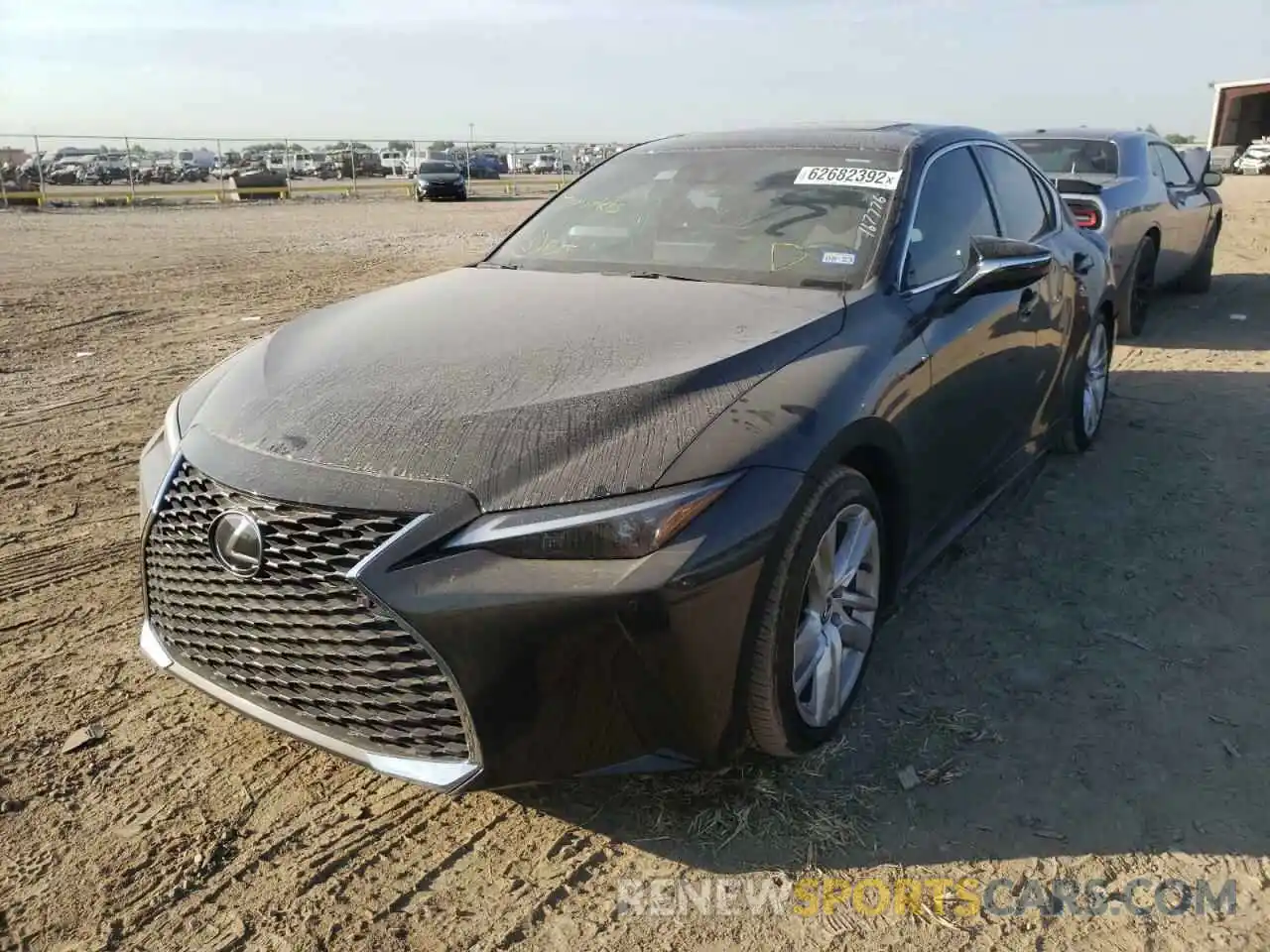 2 Photograph of a damaged car JTHCA1D21M5117167 LEXUS IS 2021