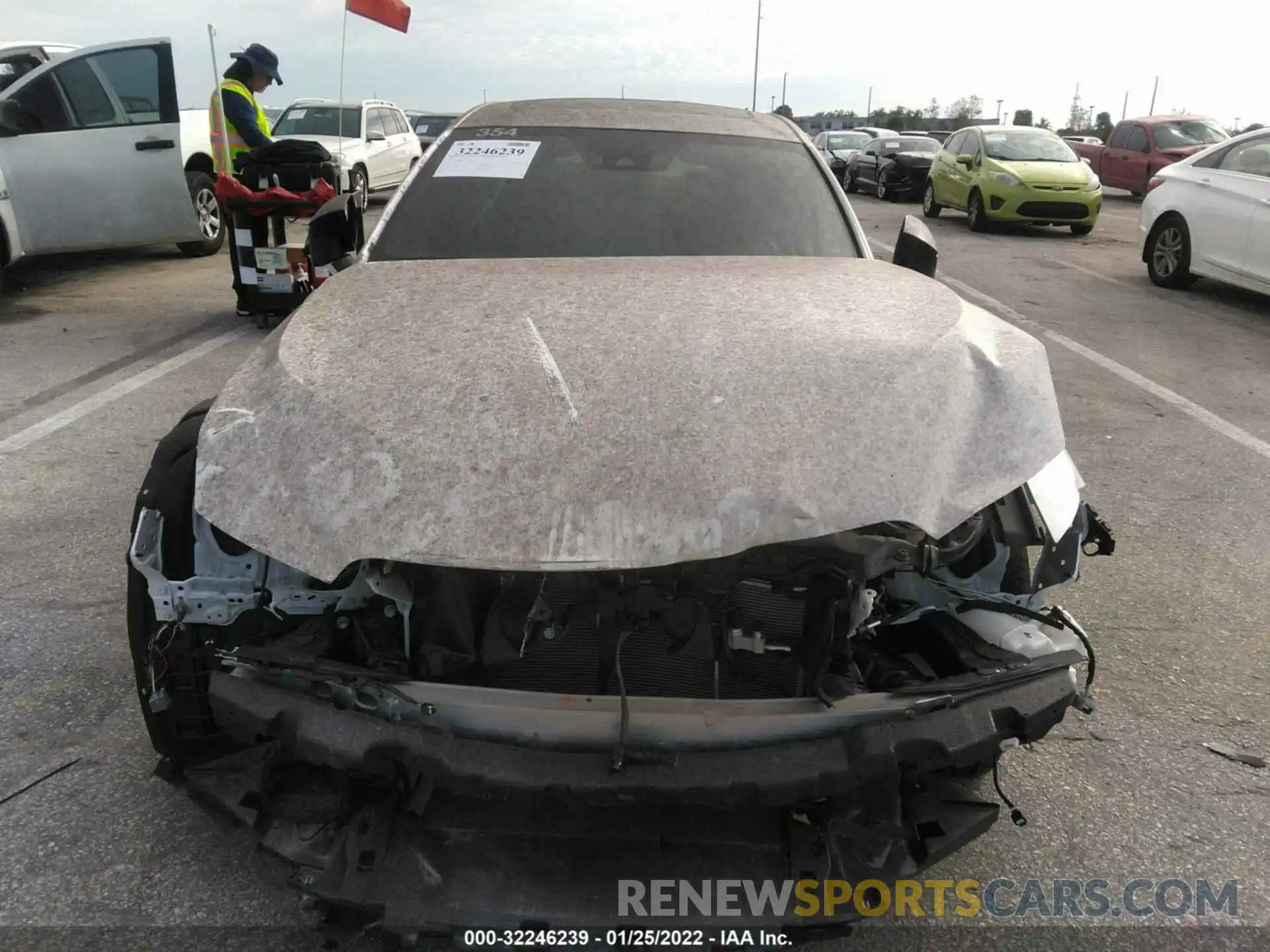 6 Photograph of a damaged car JTHCA1D22M5112608 LEXUS IS 2021