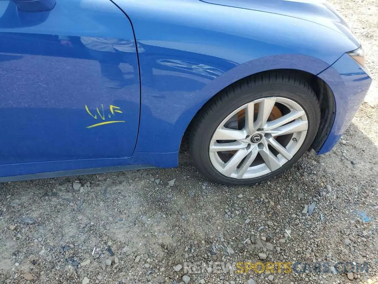 12 Photograph of a damaged car JTHCA1D22M5114777 LEXUS IS 2021