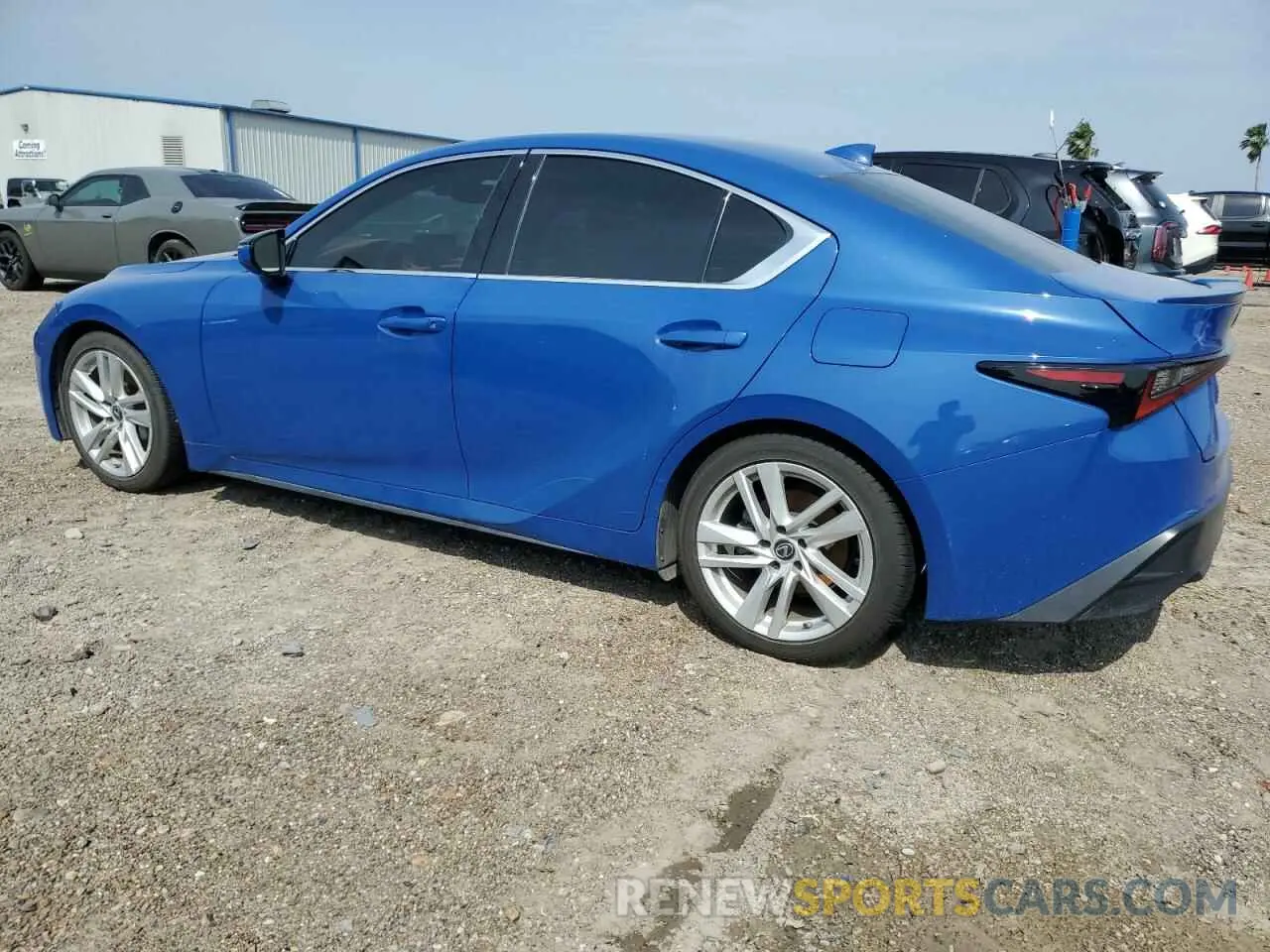 2 Photograph of a damaged car JTHCA1D22M5114777 LEXUS IS 2021