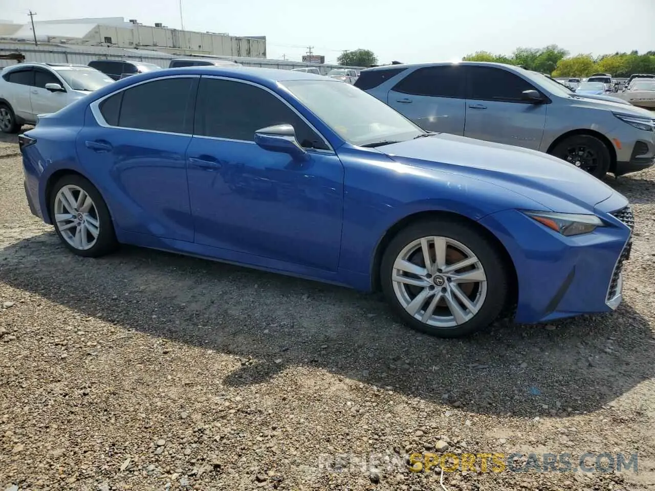 4 Photograph of a damaged car JTHCA1D22M5114777 LEXUS IS 2021