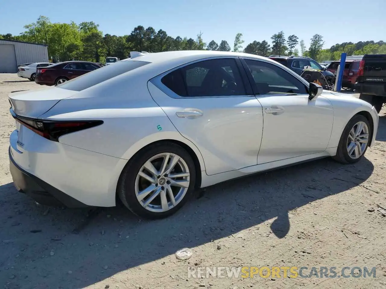 3 Photograph of a damaged car JTHCA1D23M5114920 LEXUS IS 2021