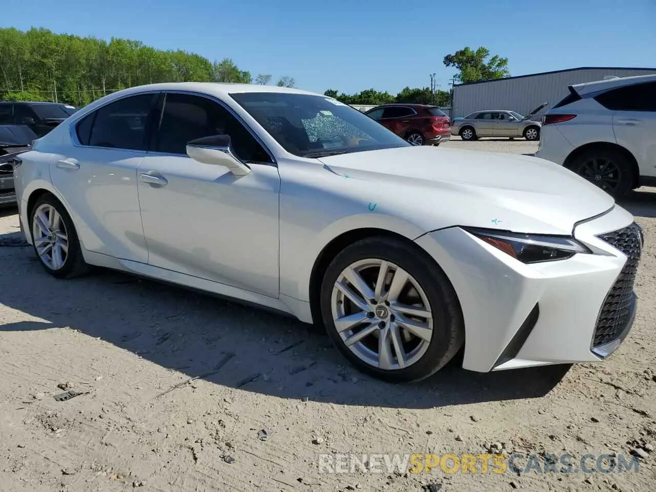 4 Photograph of a damaged car JTHCA1D23M5114920 LEXUS IS 2021