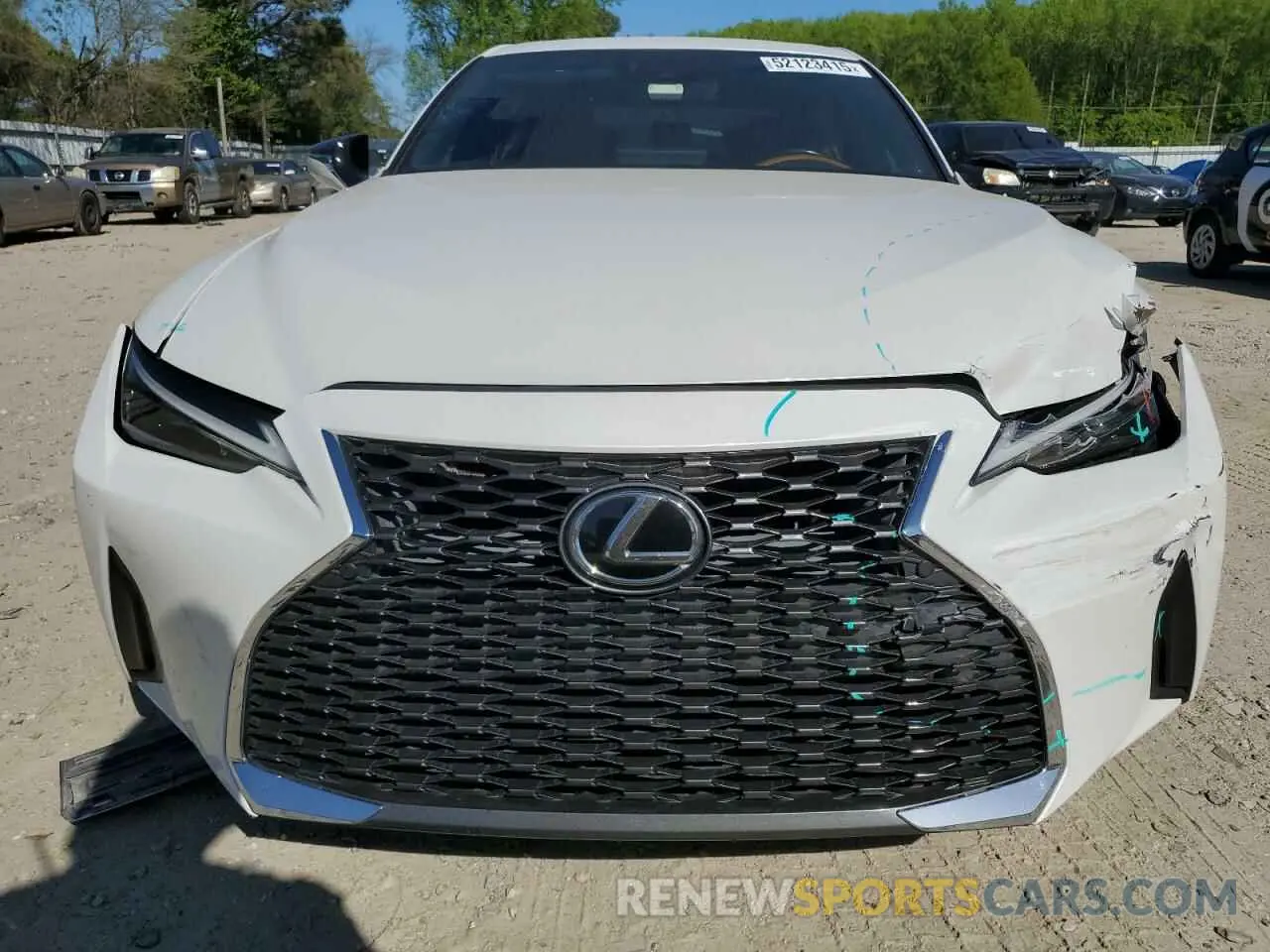 5 Photograph of a damaged car JTHCA1D23M5114920 LEXUS IS 2021