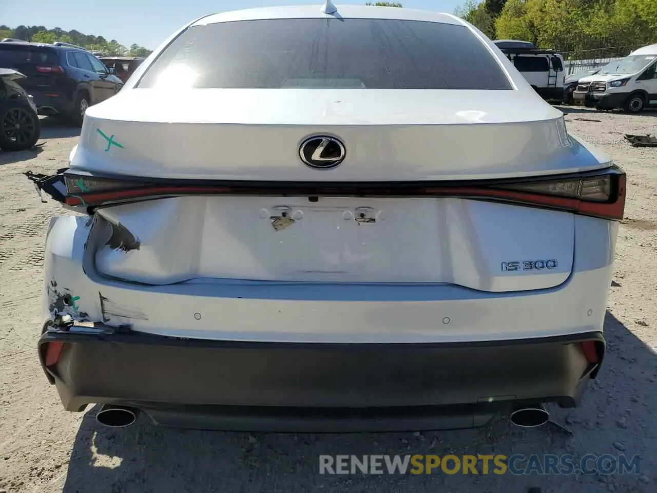 6 Photograph of a damaged car JTHCA1D23M5114920 LEXUS IS 2021