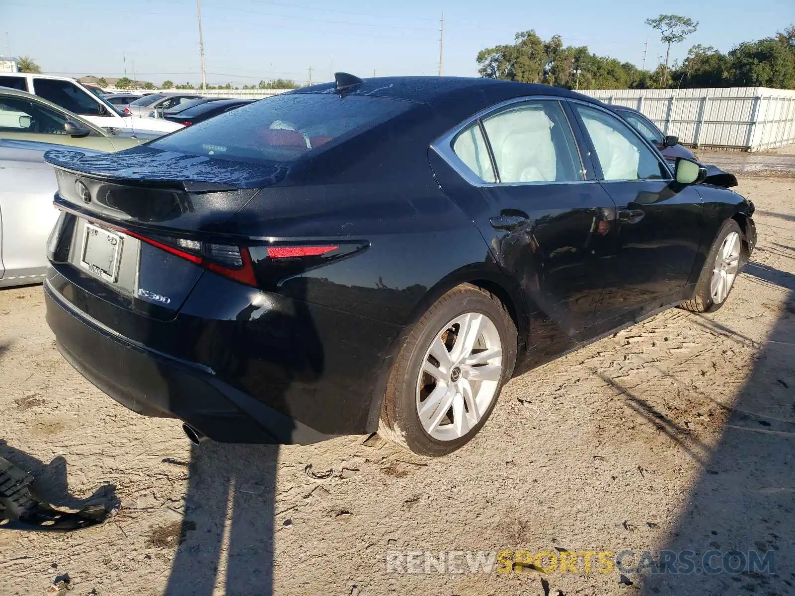 4 Photograph of a damaged car JTHCA1D23M5117252 LEXUS IS 2021