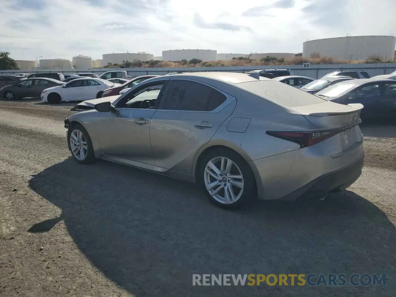 2 Photograph of a damaged car JTHCA1D24M5114330 LEXUS IS 2021
