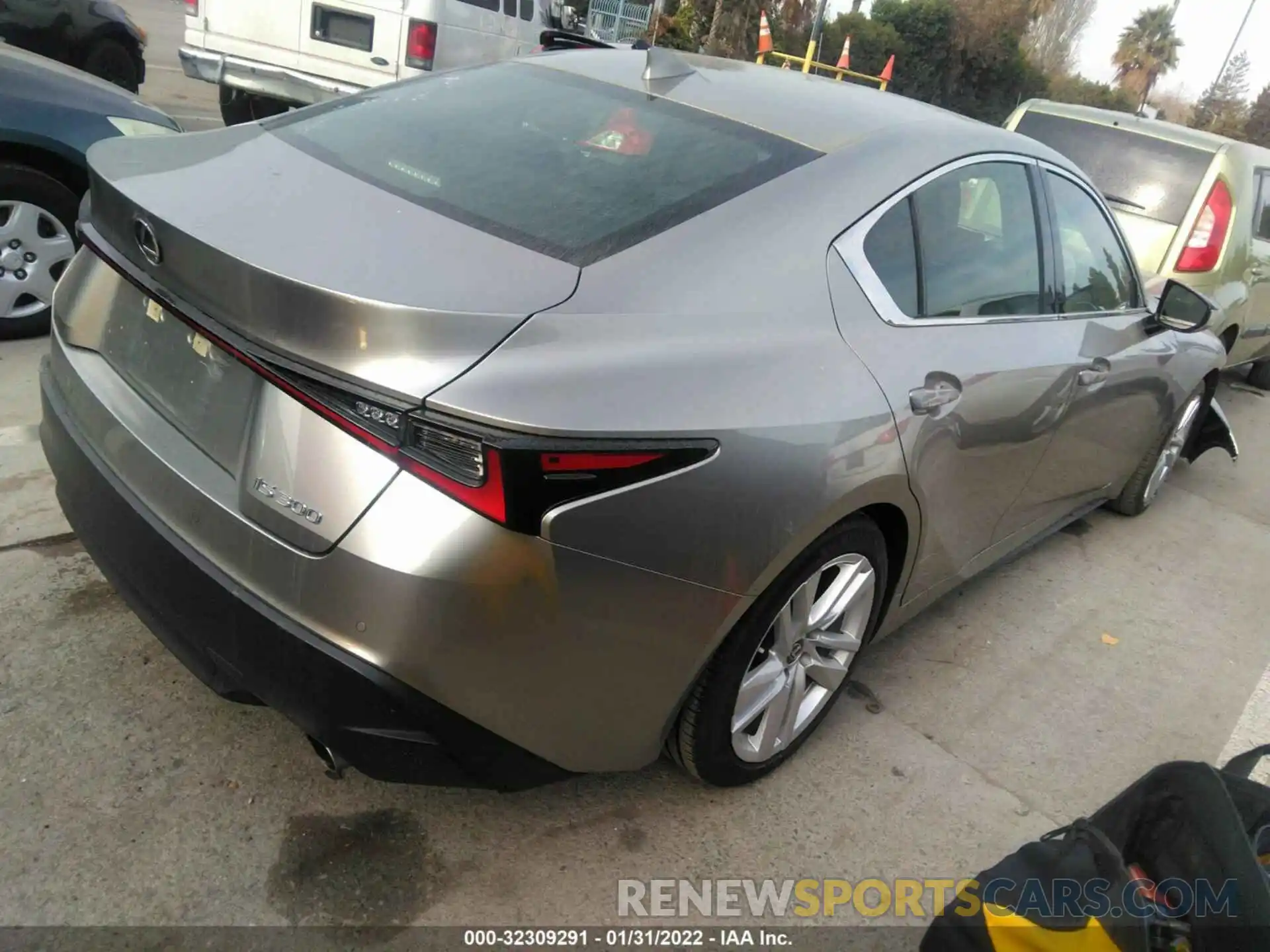 4 Photograph of a damaged car JTHCA1D25M5112473 LEXUS IS 2021