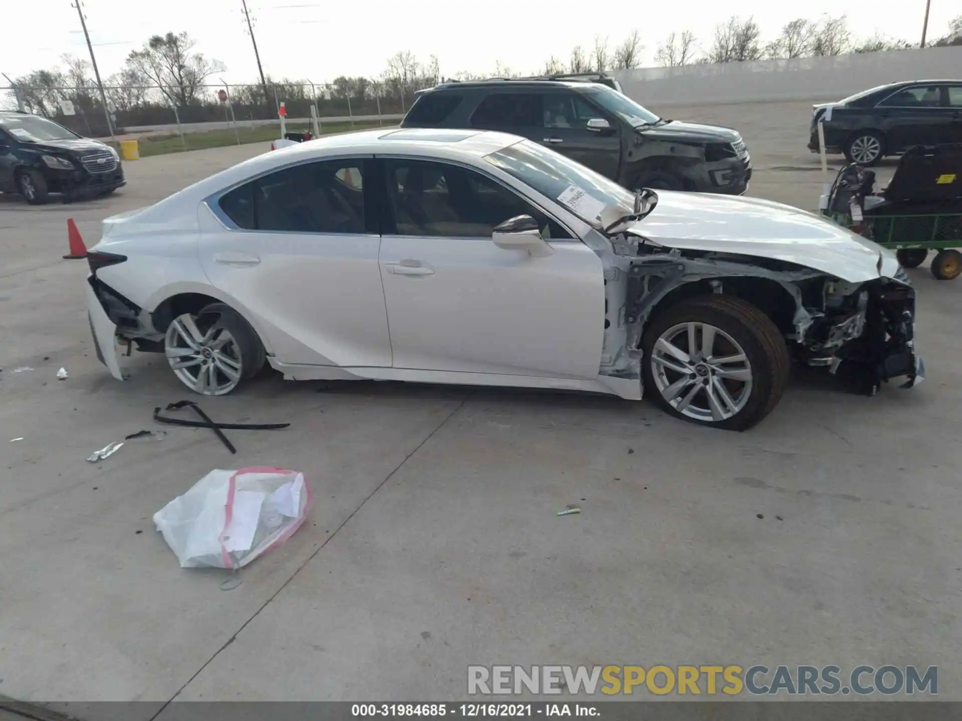 6 Photograph of a damaged car JTHCA1D25M5115079 LEXUS IS 2021