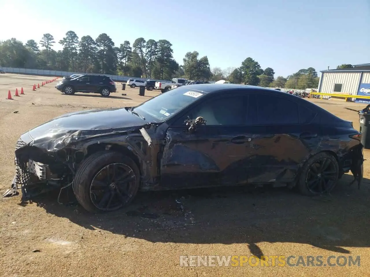 1 Photograph of a damaged car JTHCA1D25M5115714 LEXUS IS 2021