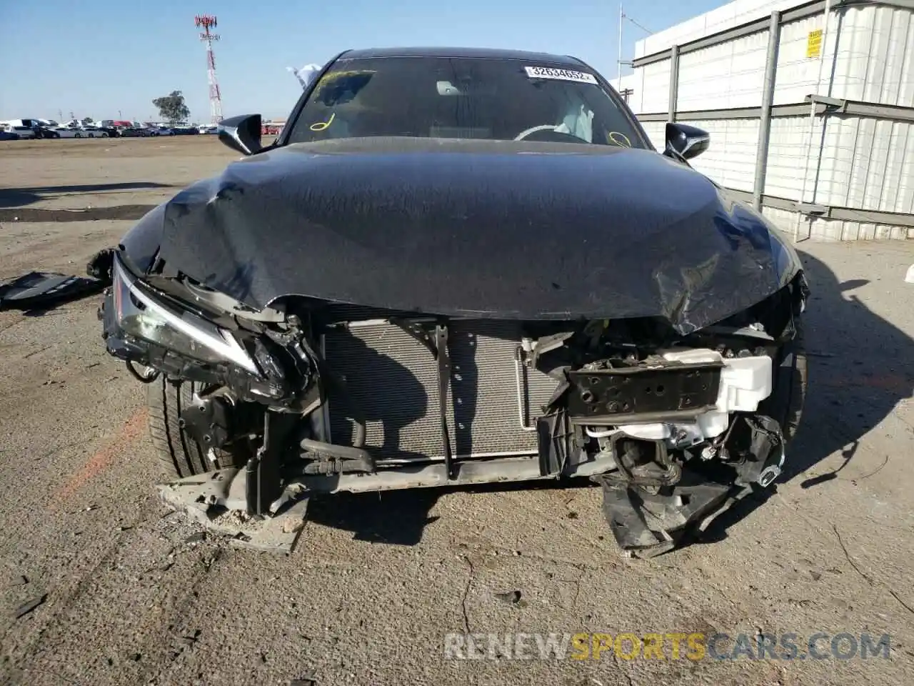 9 Photograph of a damaged car JTHCA1D26M5115169 LEXUS IS 2021