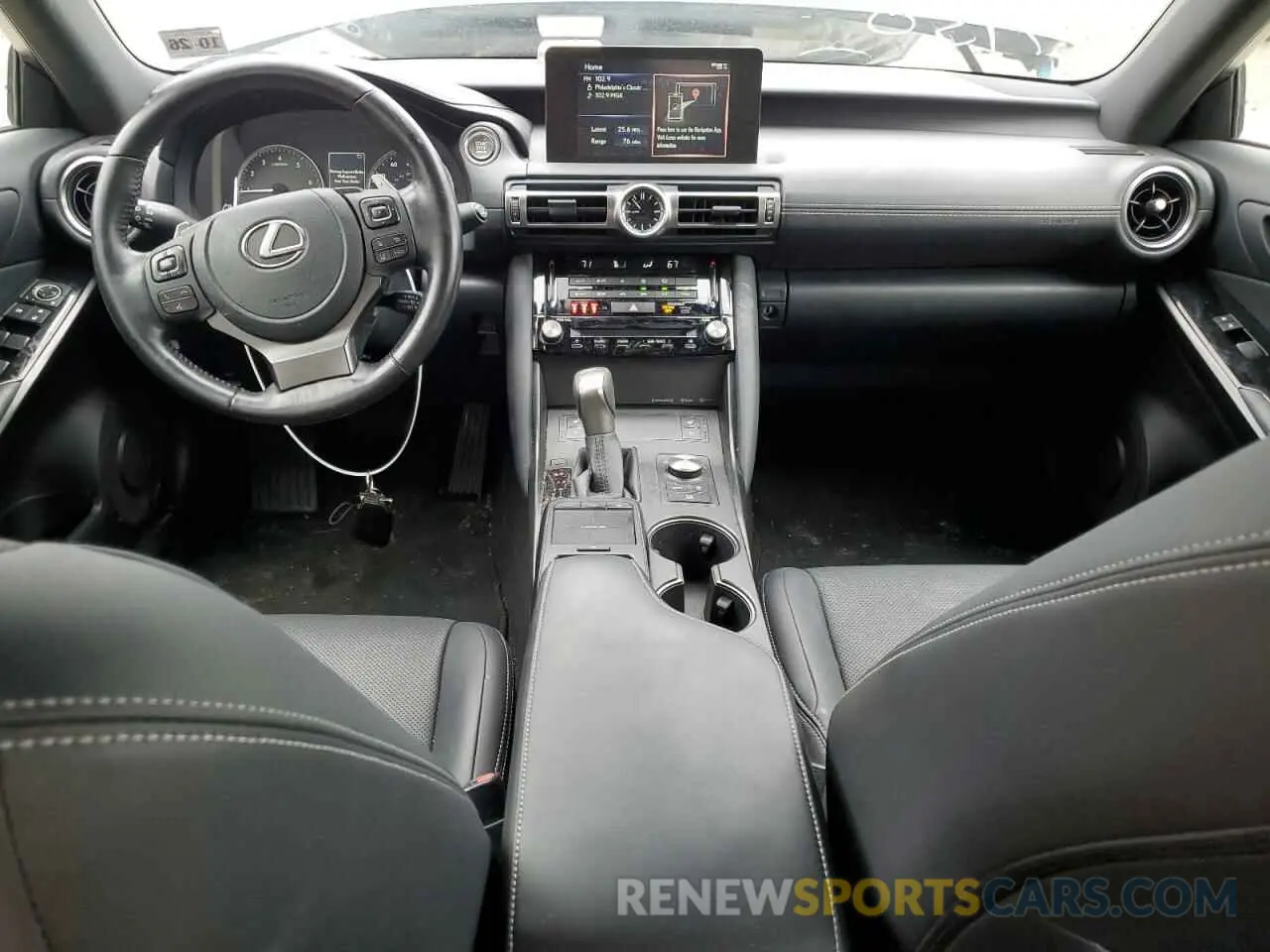 8 Photograph of a damaged car JTHCA1D26M5117150 LEXUS IS 2021