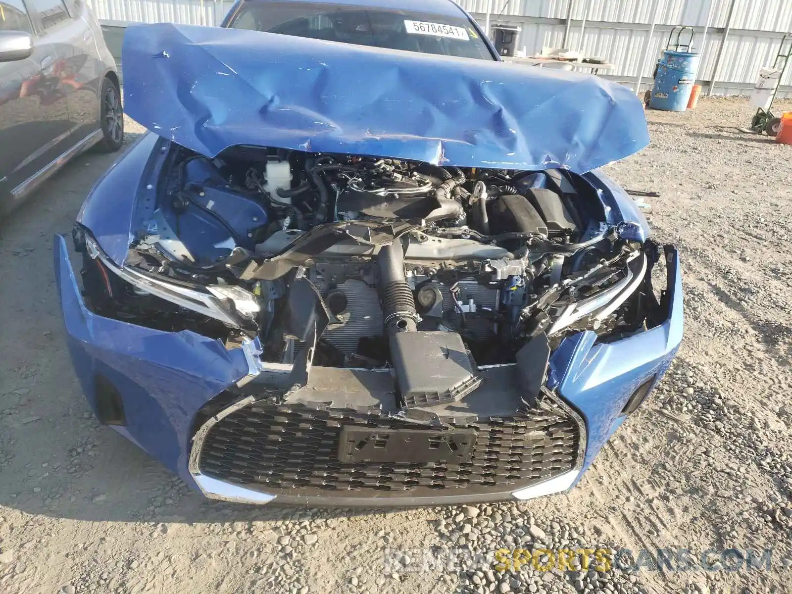 9 Photograph of a damaged car JTHCA1D27M5109509 LEXUS IS 2021