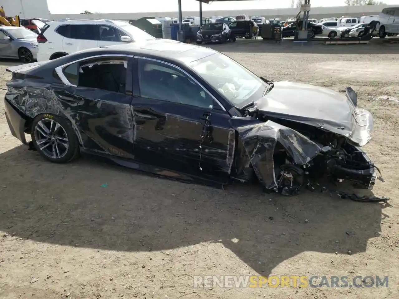 9 Photograph of a damaged car JTHCA1D27M5112040 LEXUS IS 2021