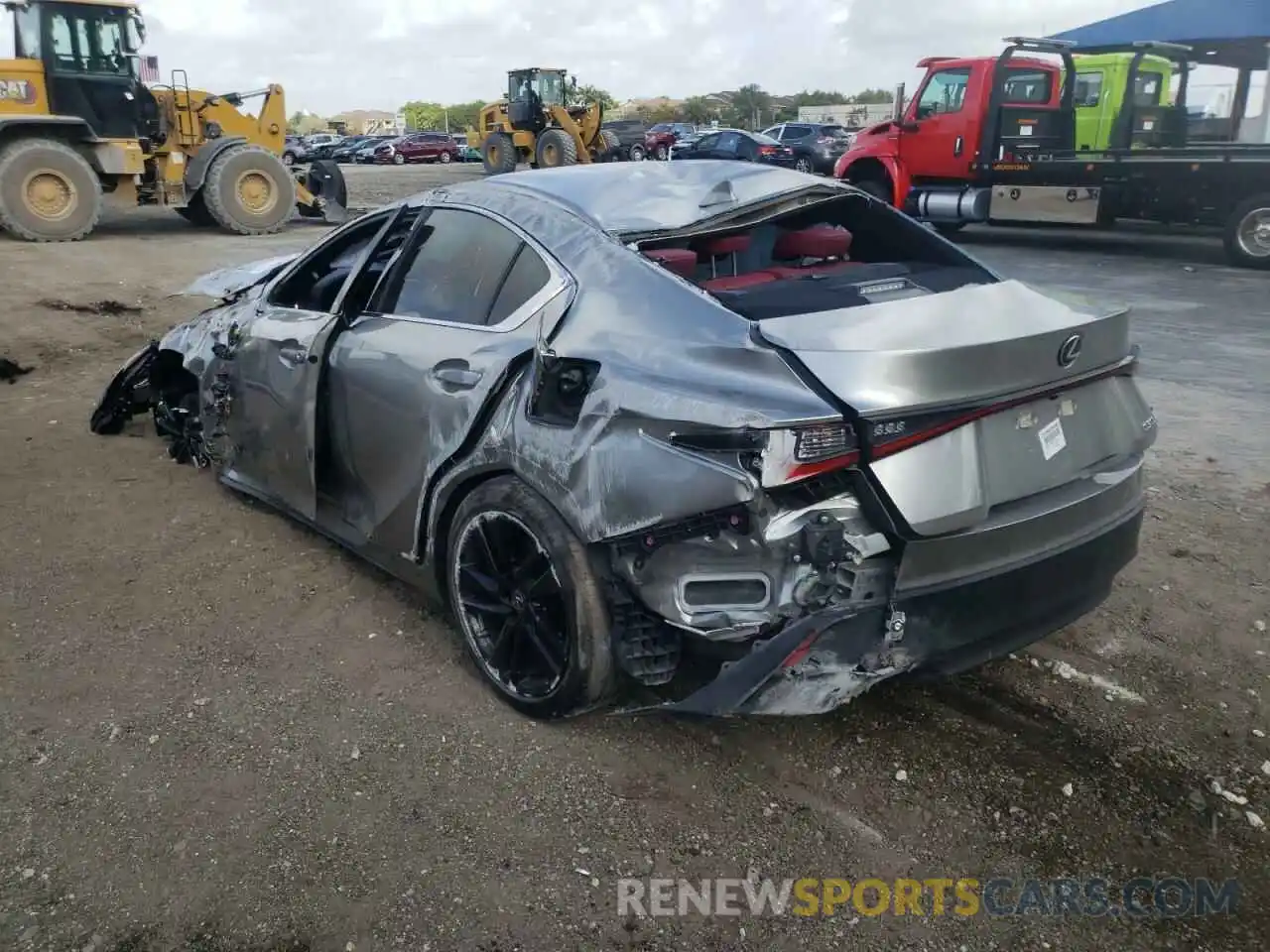 3 Photograph of a damaged car JTHCA1D27M5113446 LEXUS IS 2021