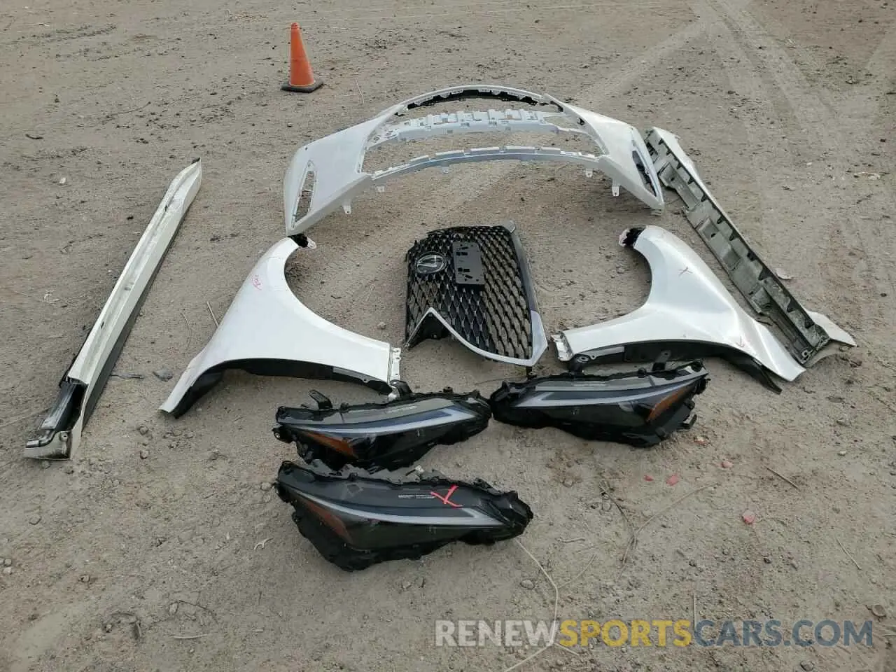 12 Photograph of a damaged car JTHCA1D28M5116162 LEXUS IS 2021