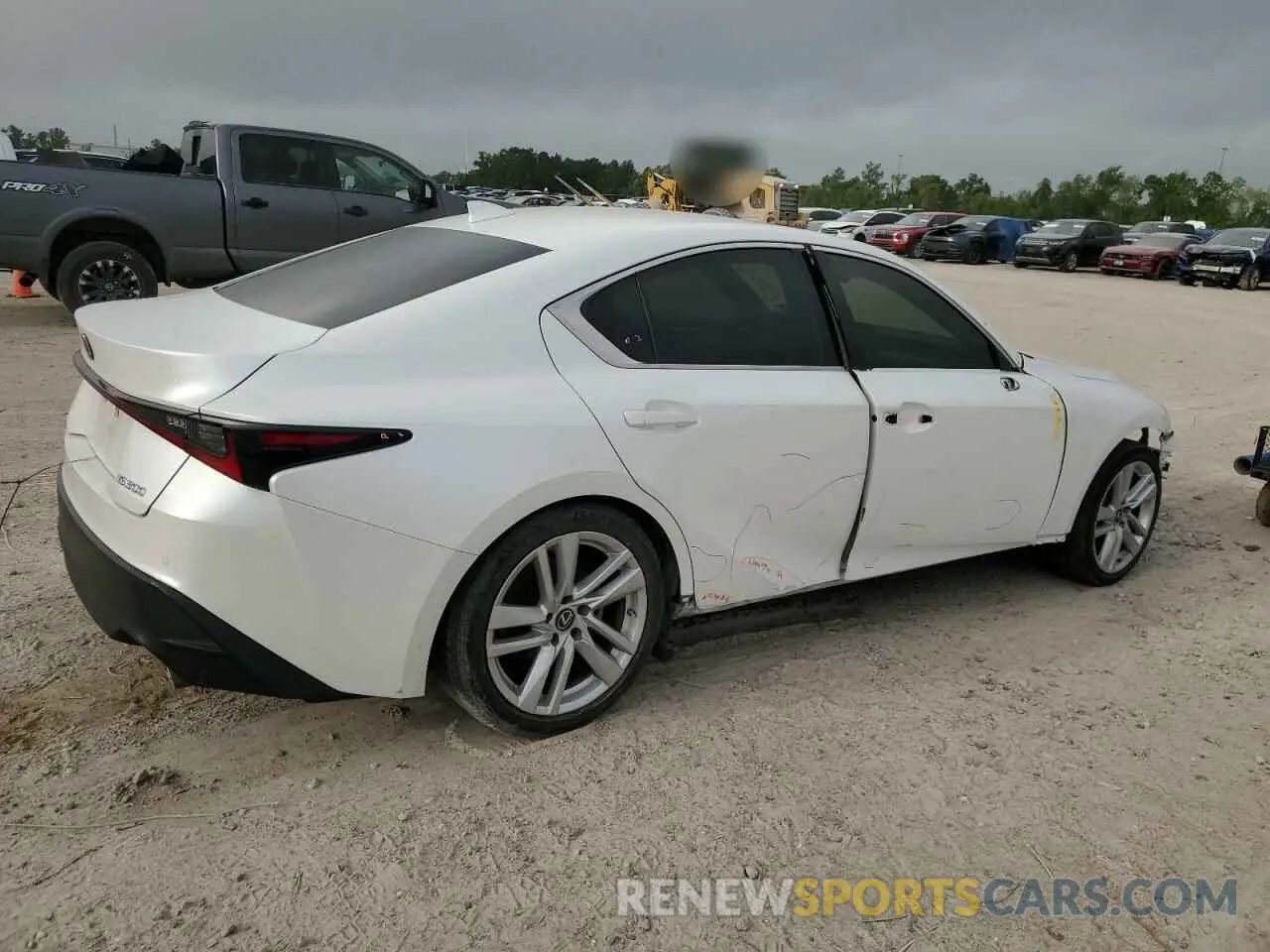 3 Photograph of a damaged car JTHCA1D28M5116162 LEXUS IS 2021