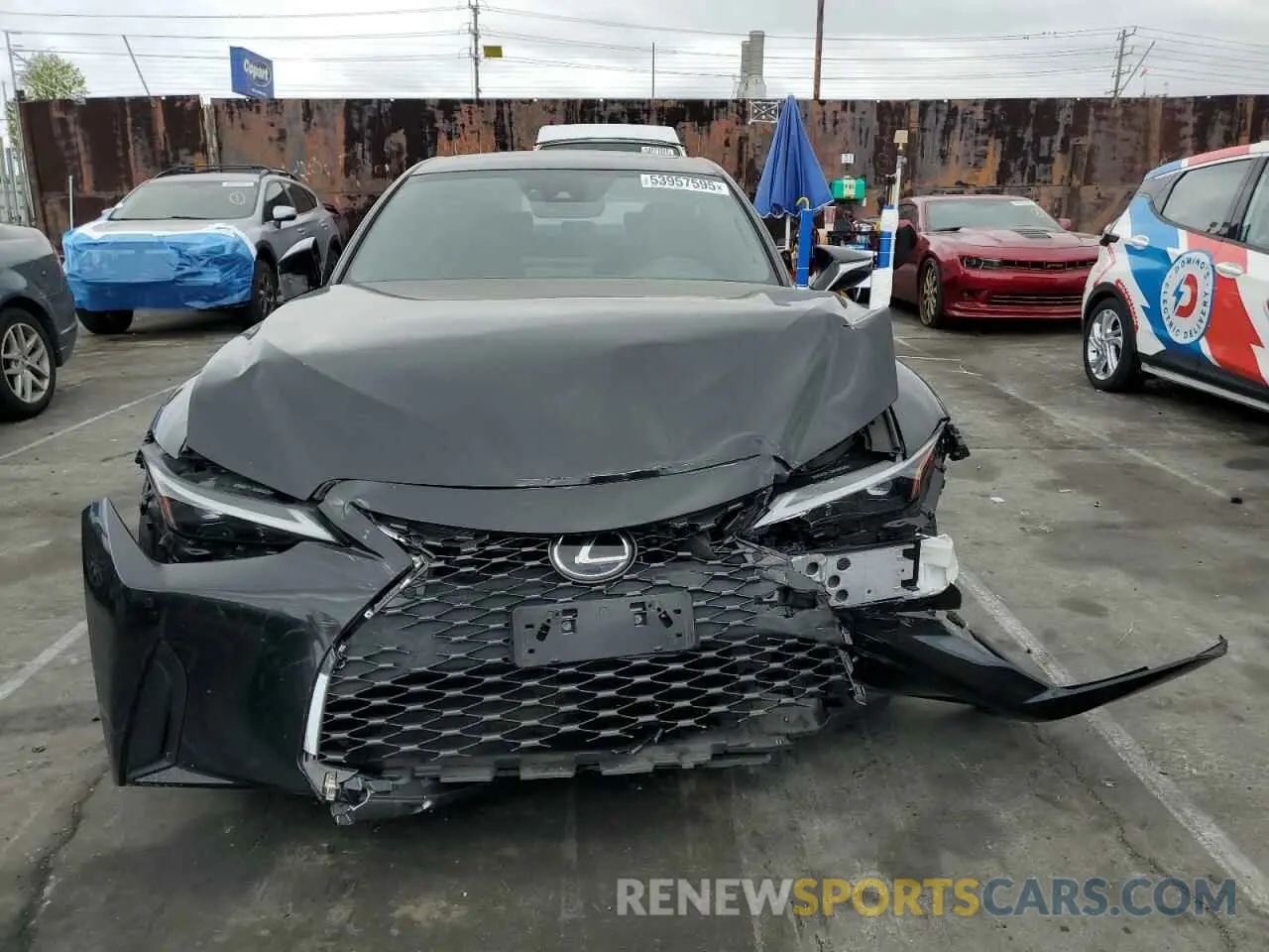 5 Photograph of a damaged car JTHCA1D28M5117103 LEXUS IS 2021