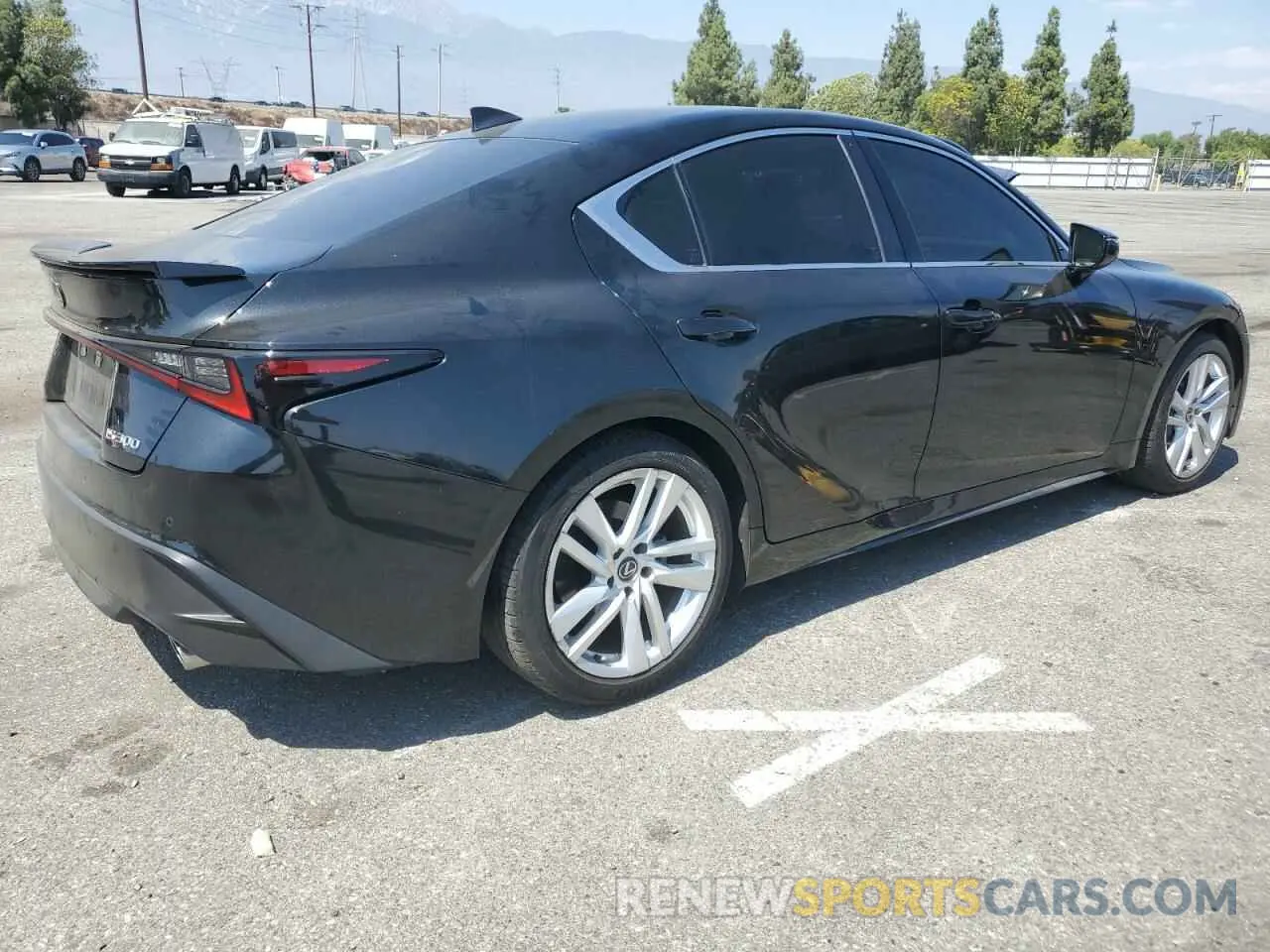 3 Photograph of a damaged car JTHCA1D29M5110970 LEXUS IS 2021