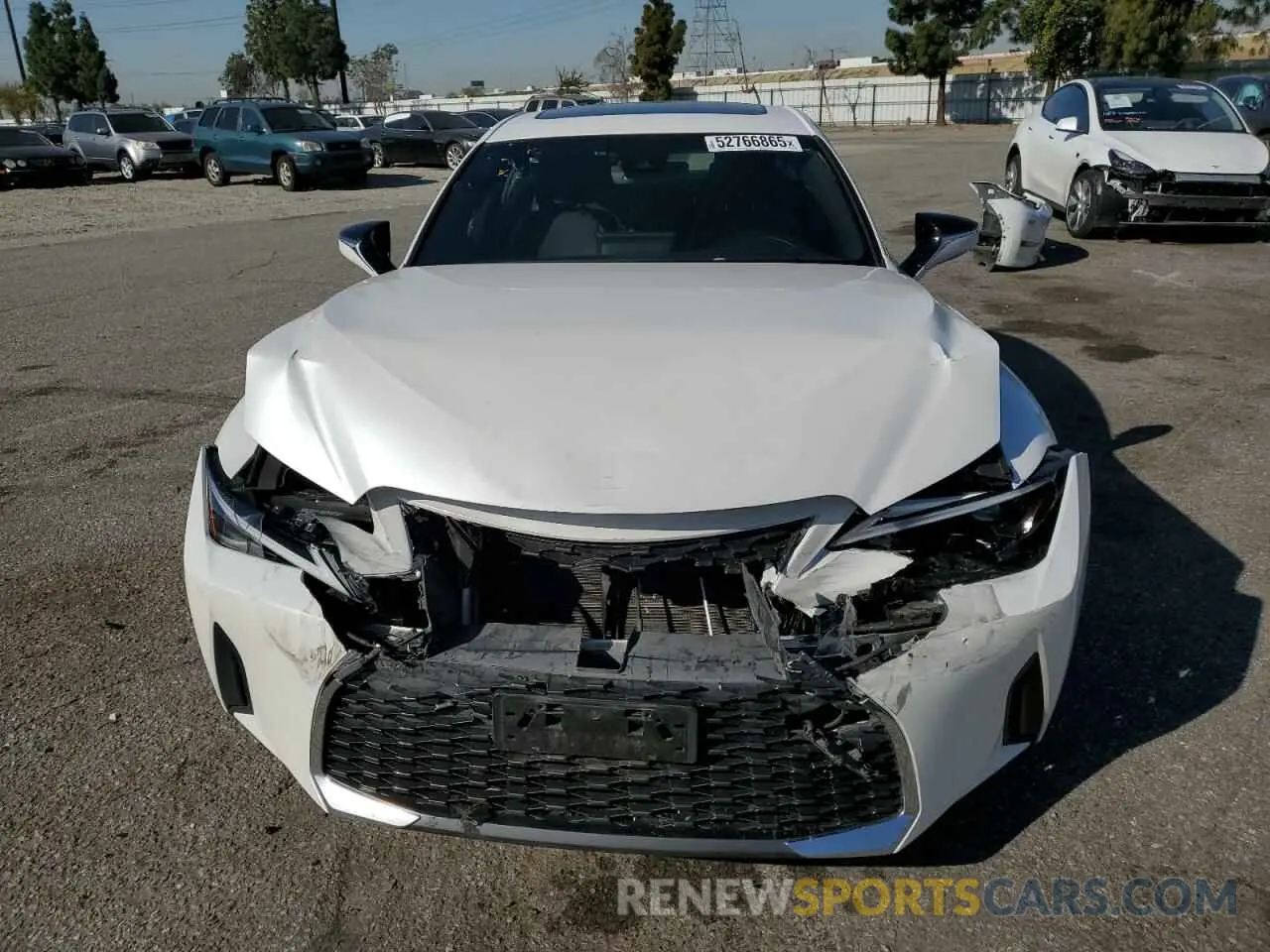 5 Photograph of a damaged car JTHCA1D29M5115392 LEXUS IS 2021