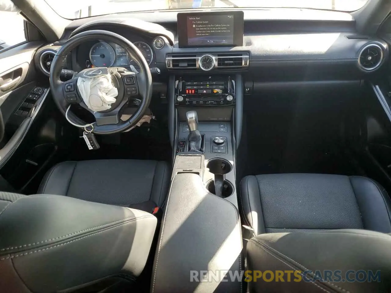 8 Photograph of a damaged car JTHCA1D29M5115392 LEXUS IS 2021