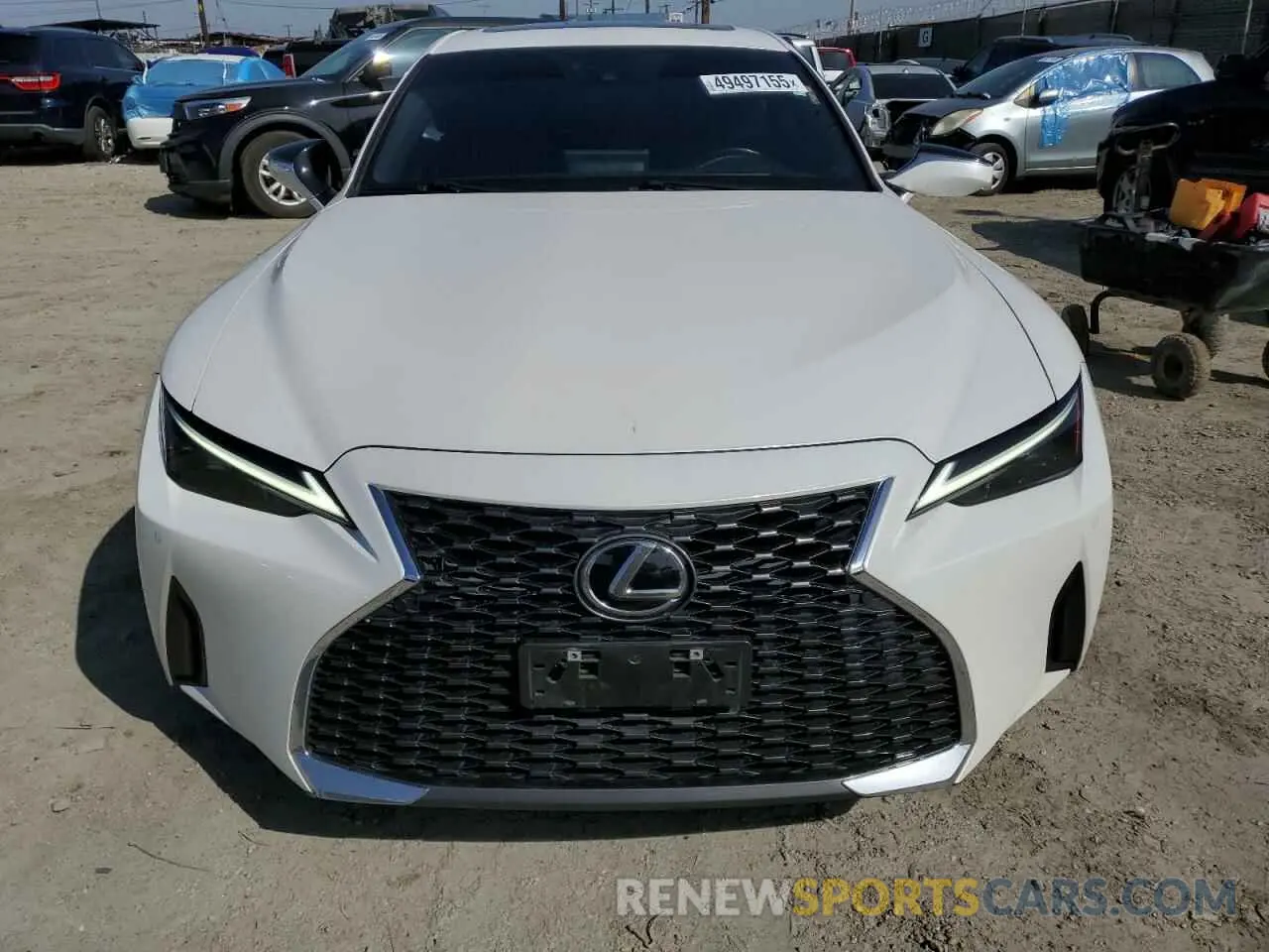 5 Photograph of a damaged car JTHCA1D29M5115814 LEXUS IS 2021